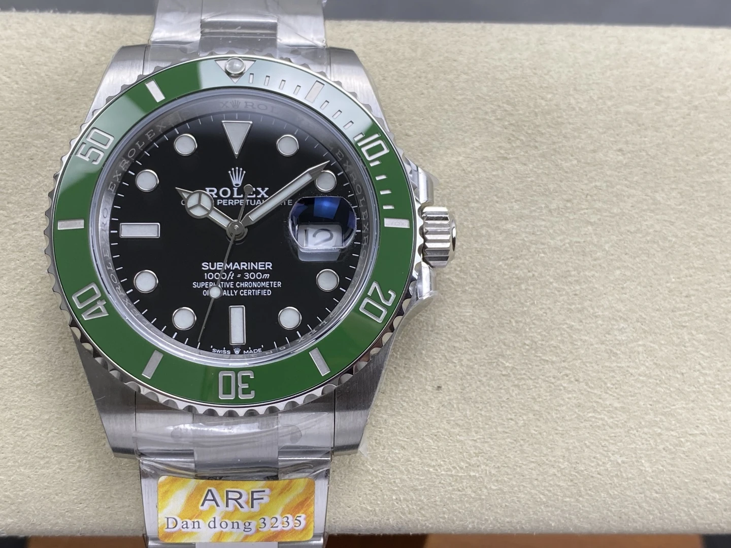 Rolex Submariner 41mm 126610 LV Kermit ARF 1:1 Best Edition 904L SS Case and Bracelet 56 2ae3e93d59bba4b AMO Watch