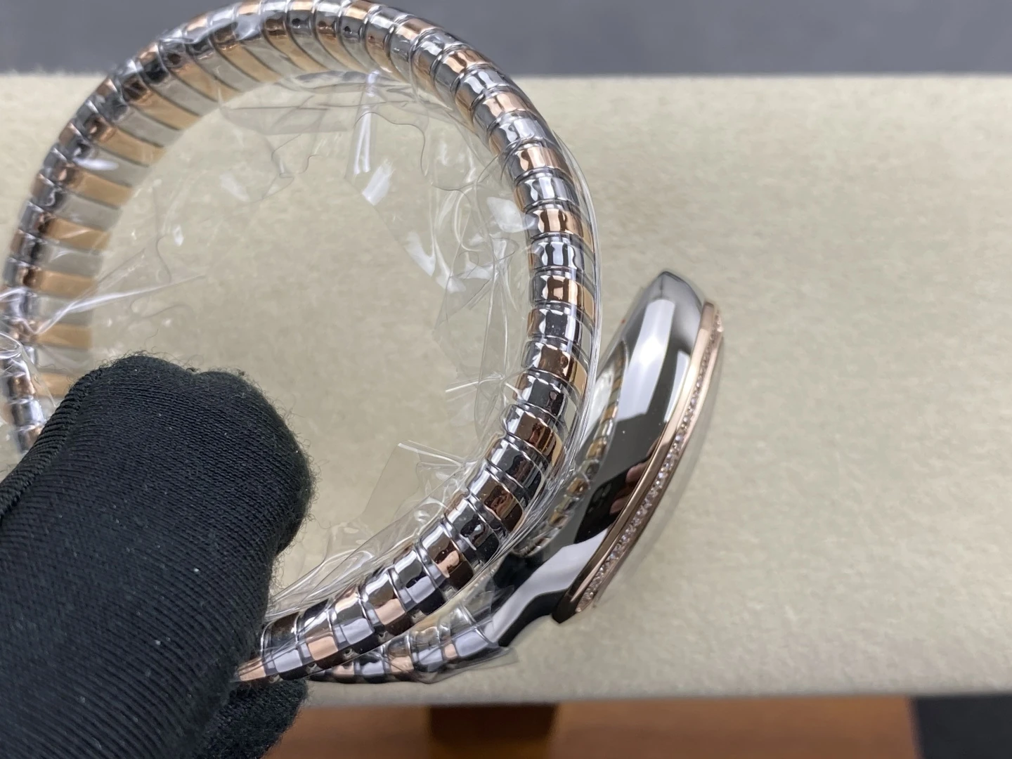 BVLGARI Serpenti SS/RG BVF 1:1 Best Edition Gray Dial on SS/RG Bracelet ETA Quartz 22 2cf18033d407210 1 AMO Watch