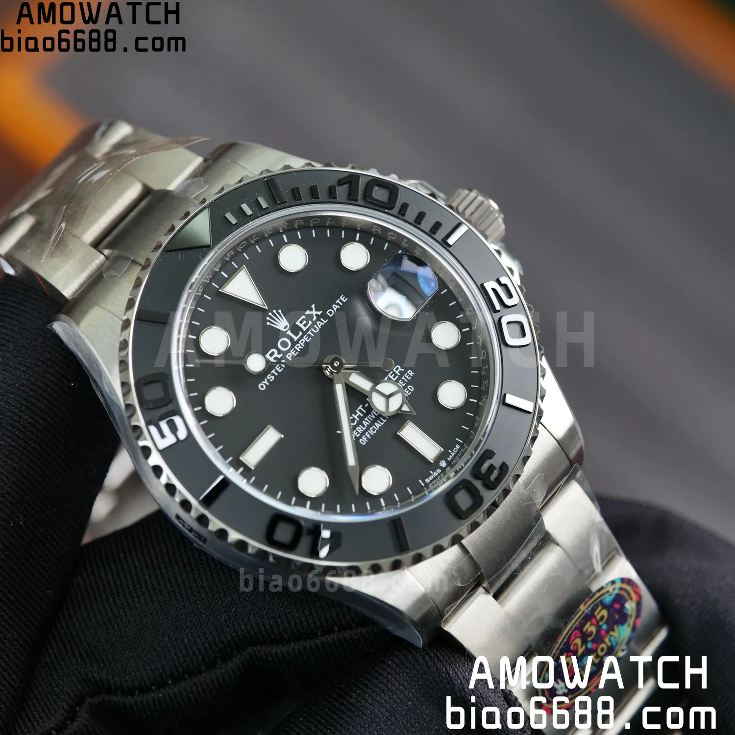 Rolex Yacht-Master 226627 Titanium VF 1:1 Best Edition Black Dial on Titanium Bracelet DD3235 89 30001c95aec5299 1 AMO Watch
