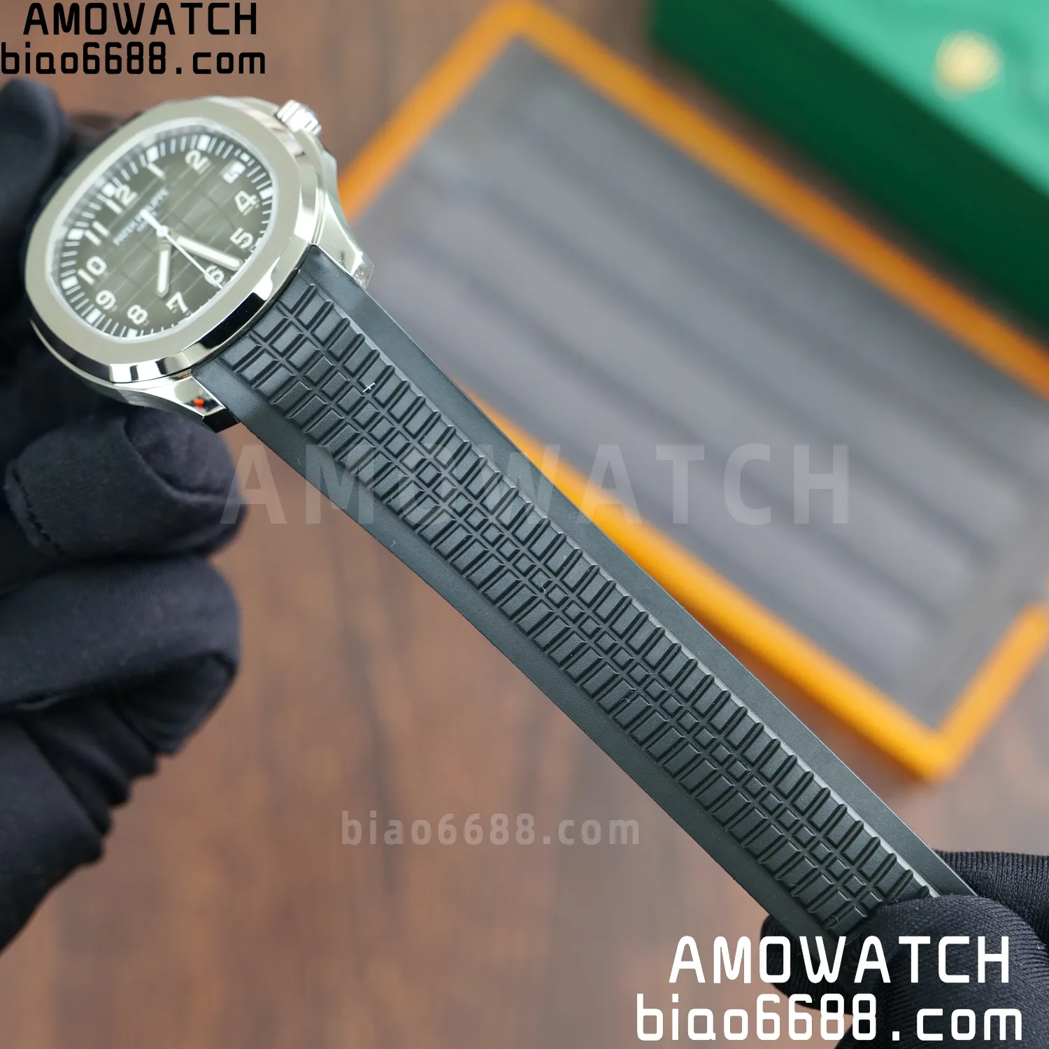 PP Aquanaut 5167 SS BBF 1:1 Best Edition Gray Dial on Black Rubber Strap DD324 Super Clone 72 354d4bb12581cd8 阿默表行AmoWatch