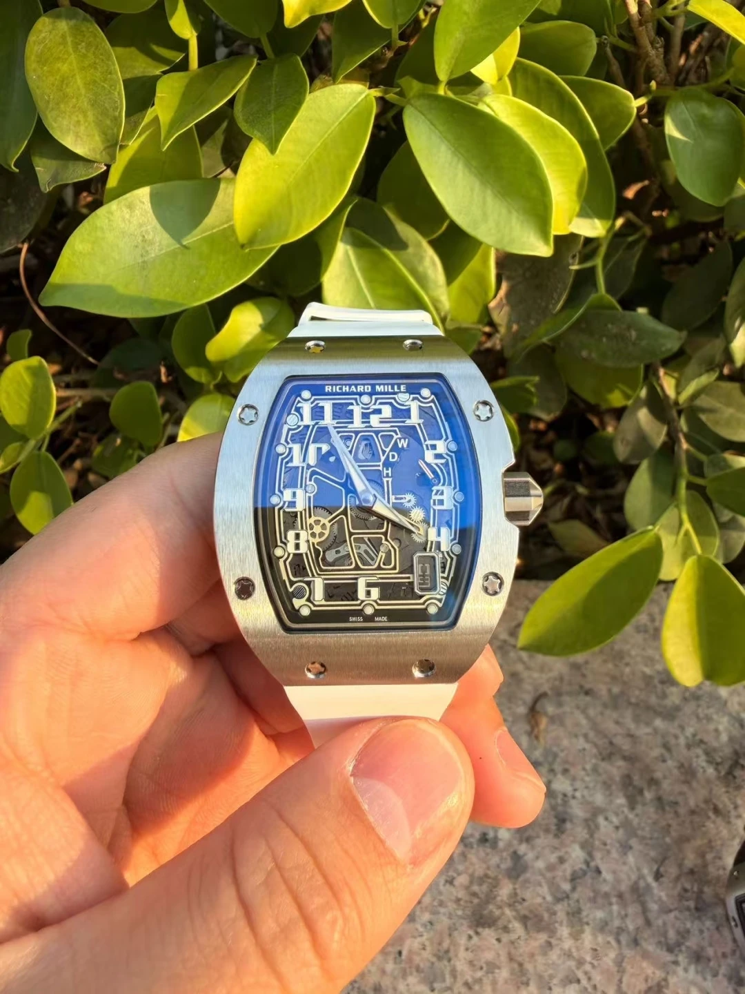 RICHARD MILLE RM67-01 V2 Best Edition Skeleton Dial on White Rubber Strap CRMA6 V2 29 3771a3351b58d23 2 阿默表行AmoWatch