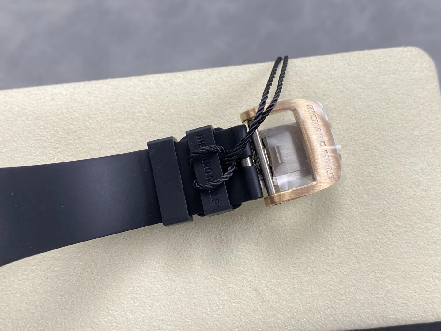 RICHARD MILLE RM07 Ladies Black Ceramic Diamonds Bezel ZF 1:1 Best Edition Black Dial on Black Rubber Strap CRMA2 Clone 33 38c99acab2a7492 AMO Watch