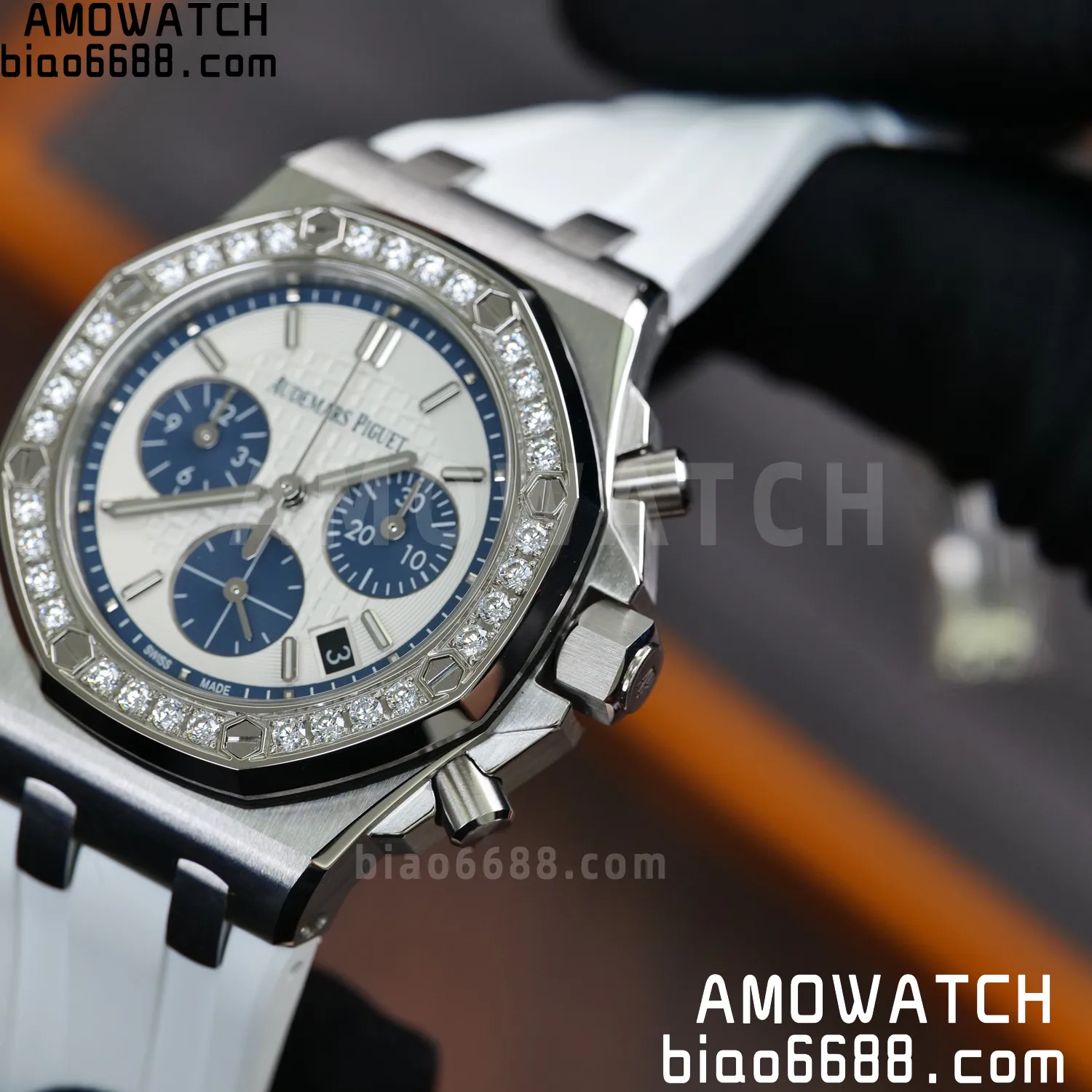 AP Royal Oak Chrono 26231 SS APSF 1:1 Best Edition White Dial on White Rubber Strap A2385 84 3b3bafa8a666196 阿默表行AmoWatch