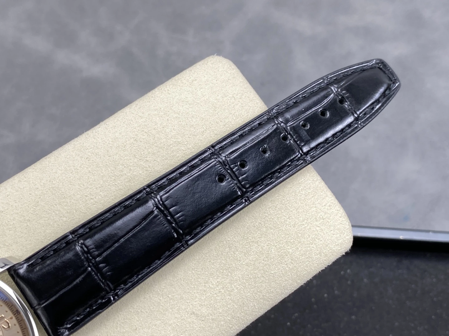 IWC Portuguese Chrono IW371624 SS APSF 1:1 Best Edition RG Dial on Black Leather Strap SA69385 Super Clone 34 3ee6545cc3f178e AMO Watch