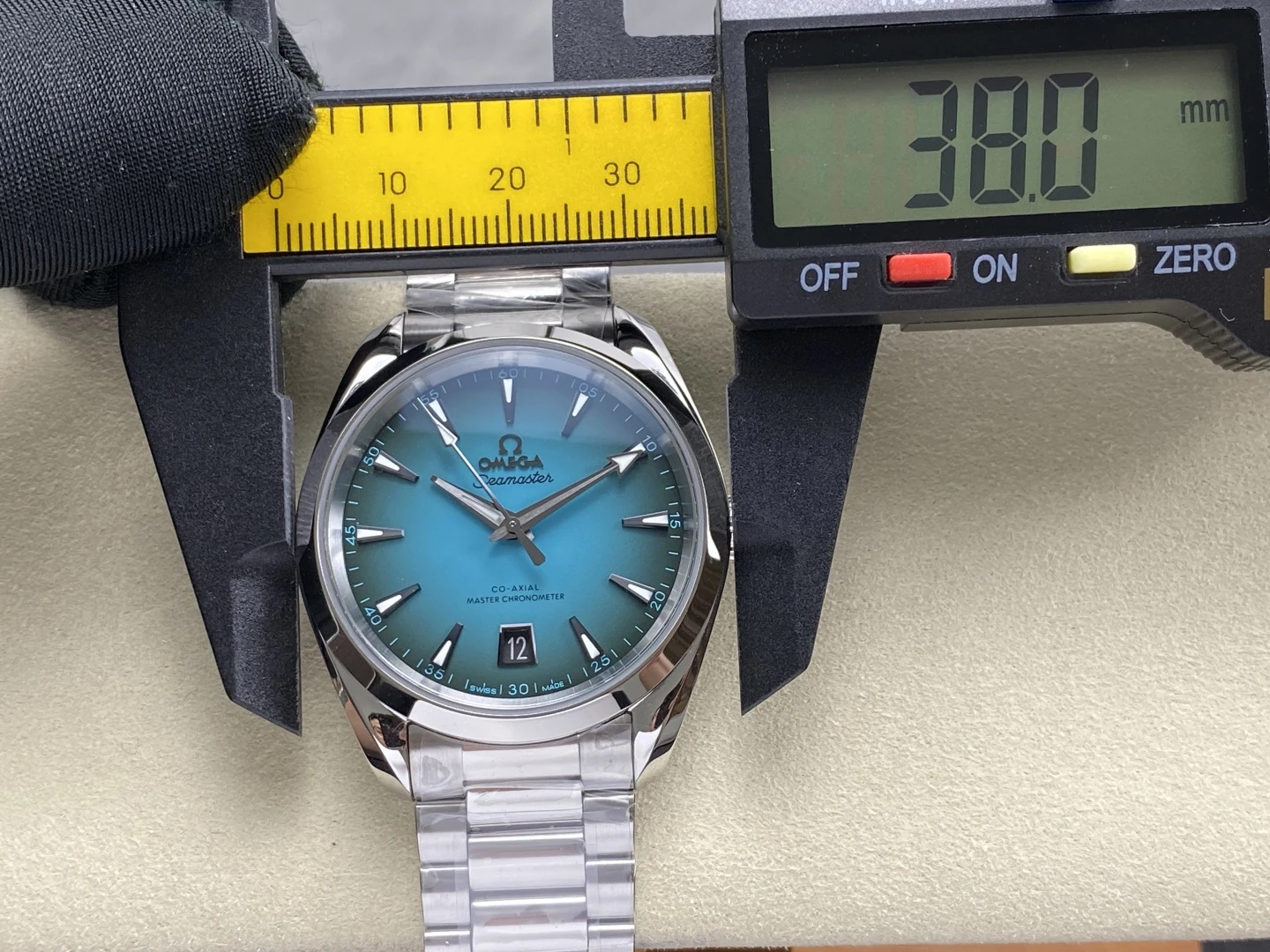 OMEGA Aqua Terra 150M 38mm VSF 1:1 Best Edition Turquoise Dial on SS Bracelet VS8800 Super Clone 37 4018f399a6a1f80 AMO Watch