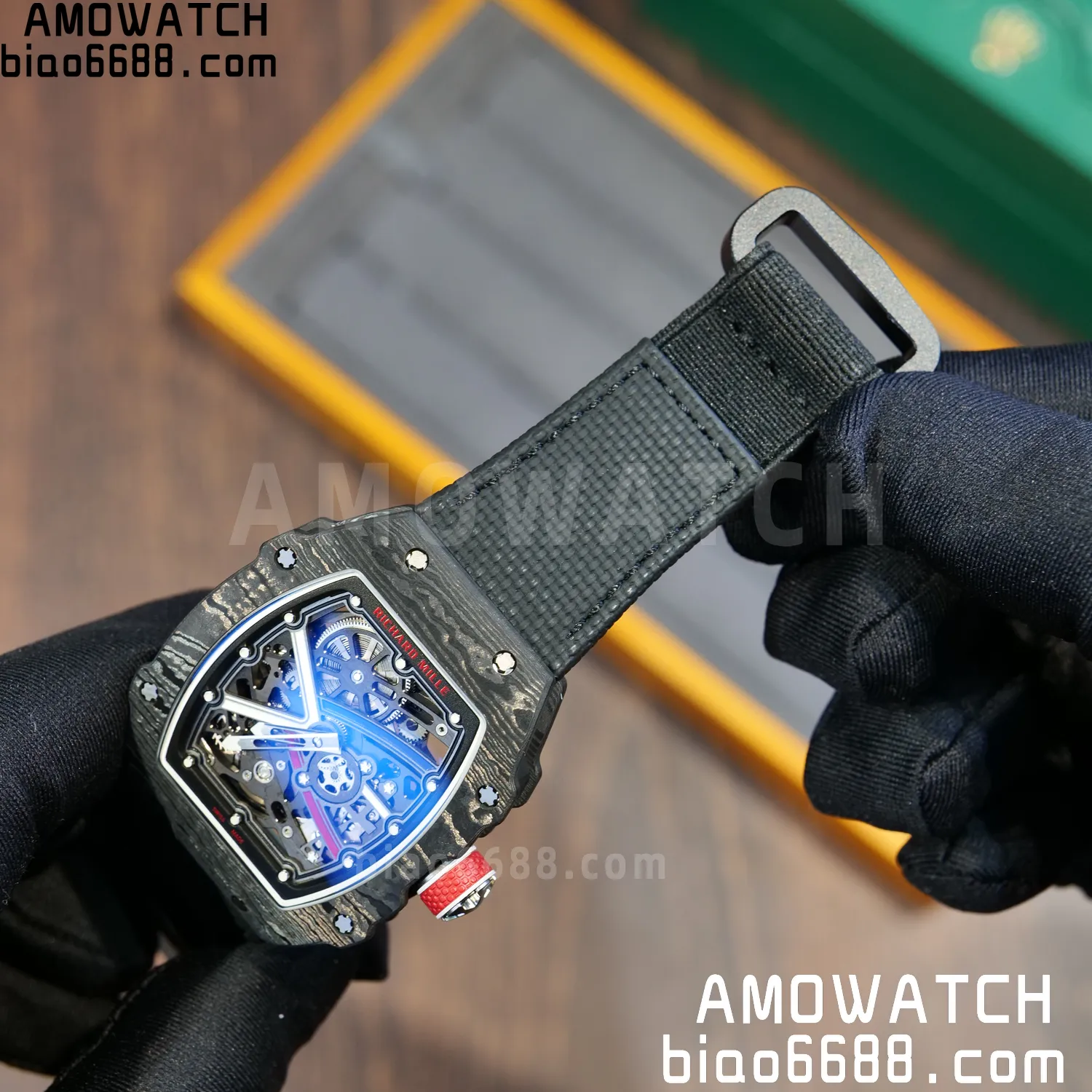 RICHARD MILLE RM67-02 Black NTPT Best Edition France Dial on Black Nylon strap CRMA7 Clone V9 74 45c4ab1cf3a422a 阿默表行AmoWatch