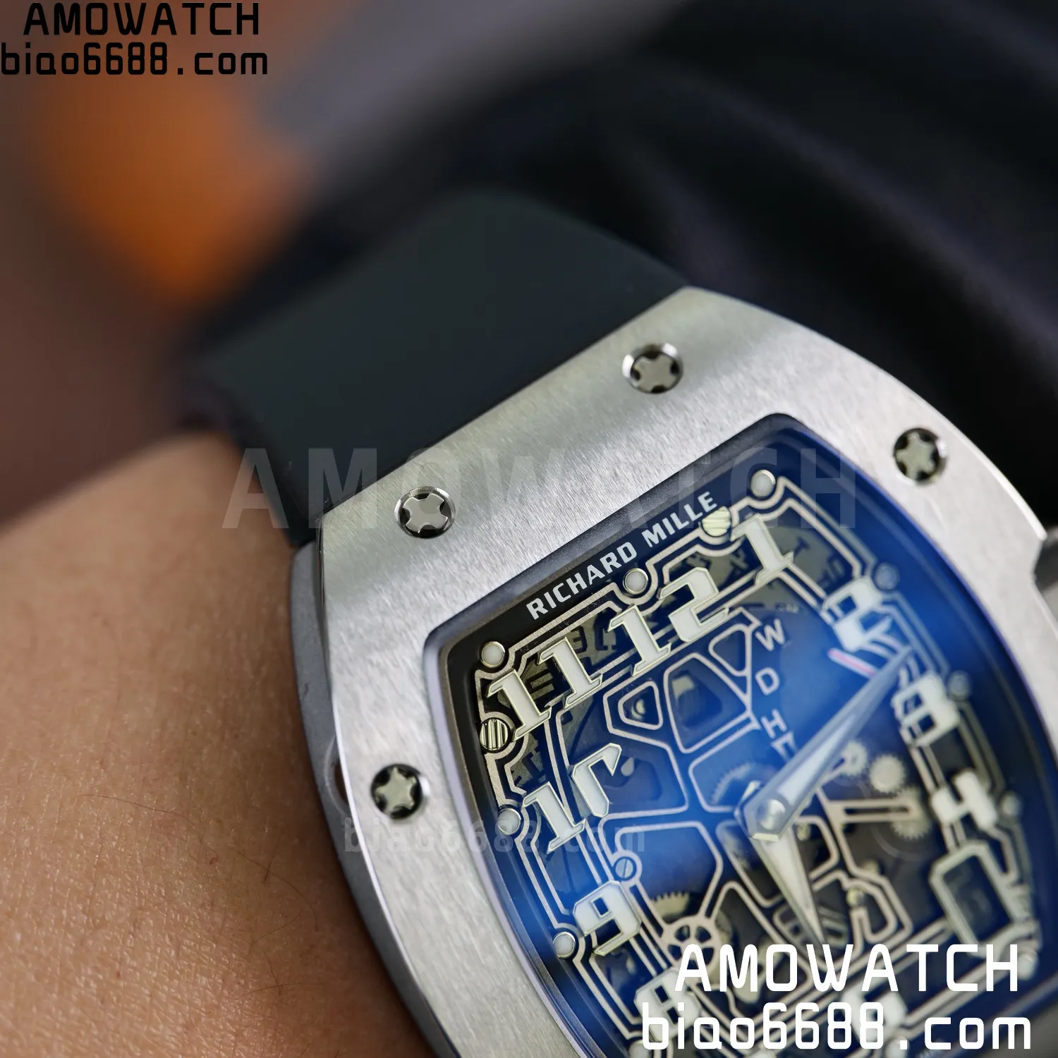 RICHARD MILLE RM67-01 V2 Best Edition Skeleton Dial on Black Rubber Strap CRMA6 V2 126 4a8351ee4e142b1 阿默表行AmoWatch