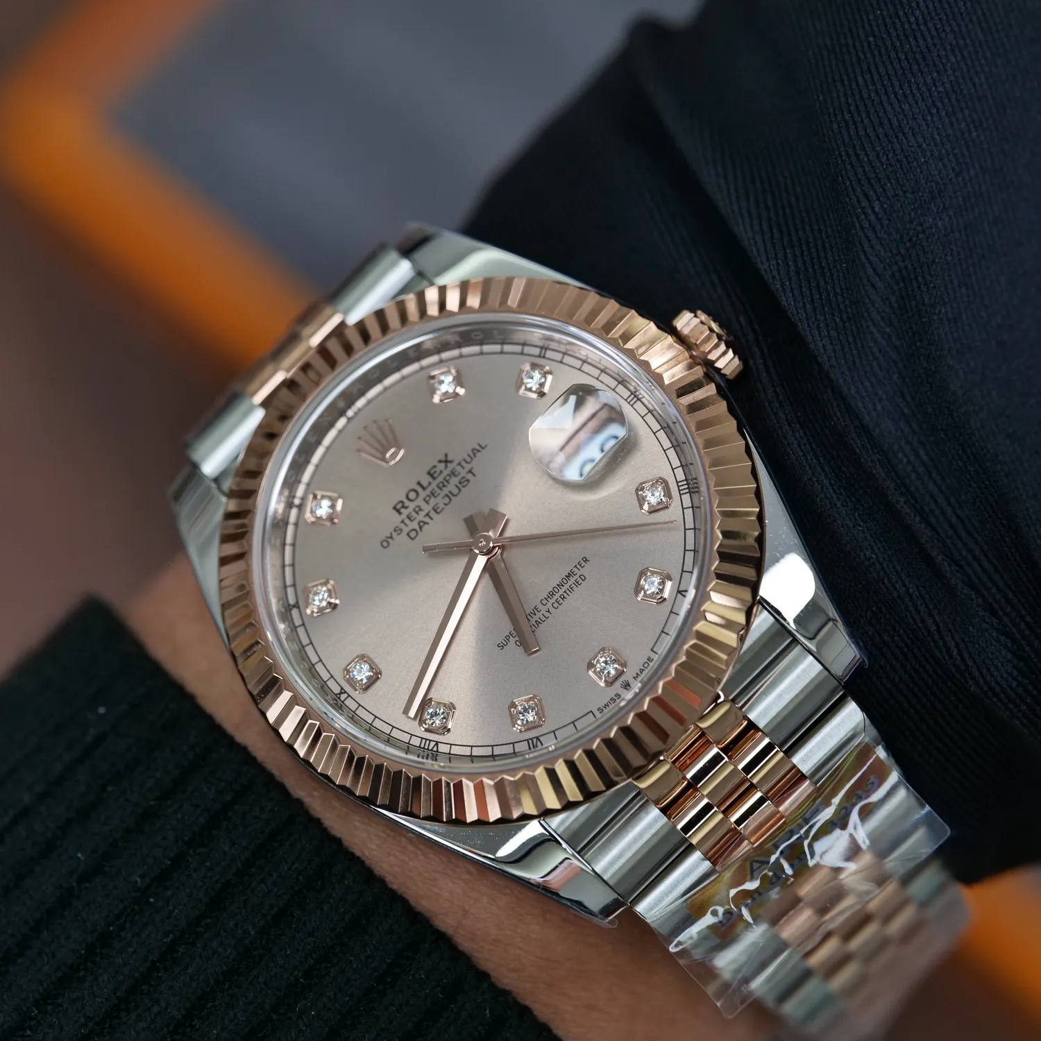 Rolex DateJust 126331 41mm RG ARF 1:1 Best Edition RG Diamonds Dial on Jubilee Bracelet DD3235 V3 (Weighted) 92 4ce60832e8c85bb AMO Watch