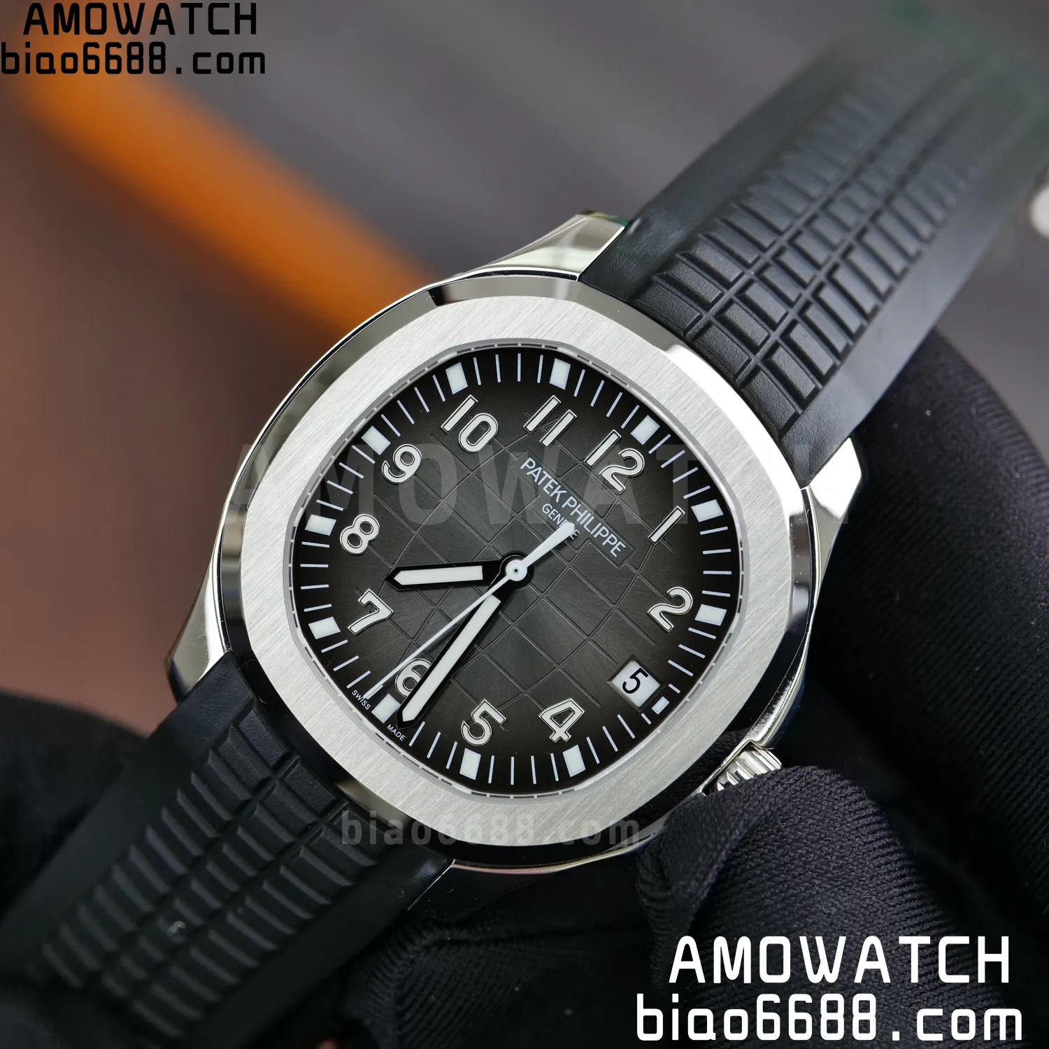 PP Aquanaut 5167 SS BBF 1:1 Best Edition Gray Dial on Black Rubber Strap DD324 Super Clone 80 51693083920d51e 阿默表行AmoWatch