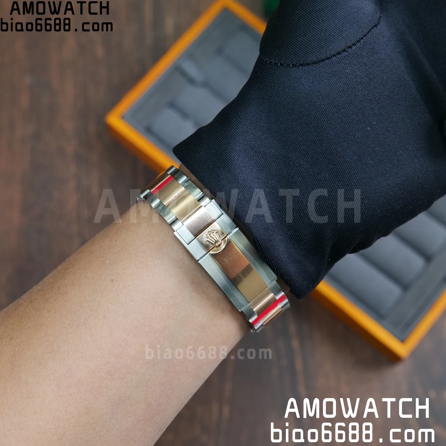 Rolex GMT-Master II 126711 CHNR VSF1:1 Best Edition on Black Dial SS/RG Bracelet Super Clone DD3285 (Weight) 113 54ce39e4590e1d6 AMO Watch