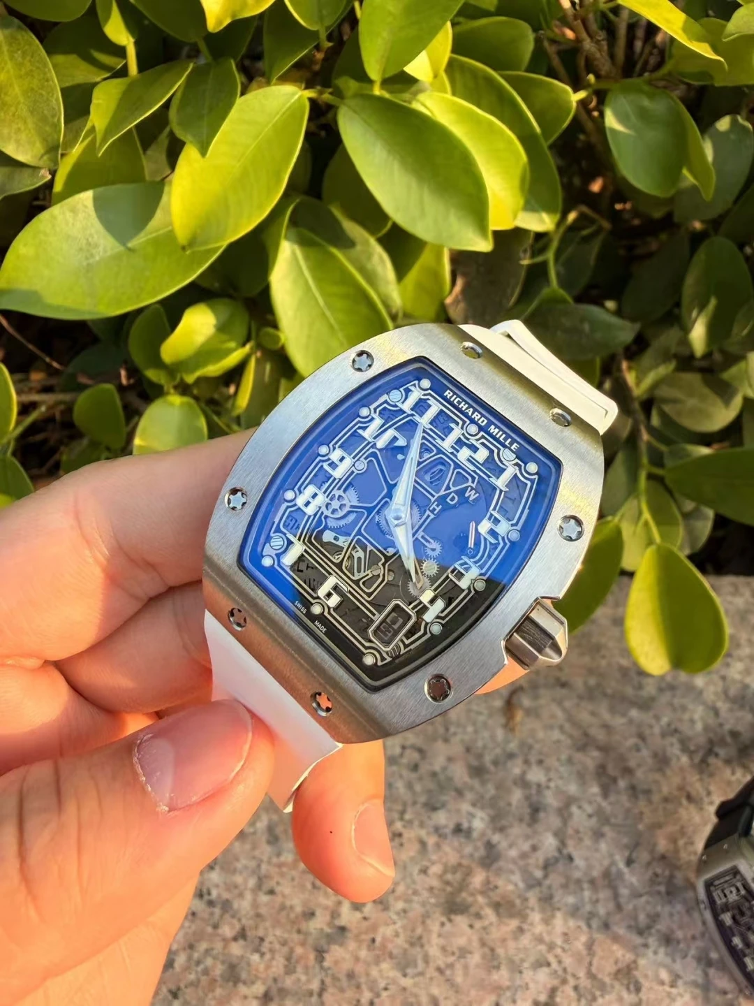 RICHARD MILLE RM67-01 V2 Best Edition Skeleton Dial on White Rubber Strap CRMA6 V2 28 5a5a8c1dfdf347c 阿默表行AmoWatch