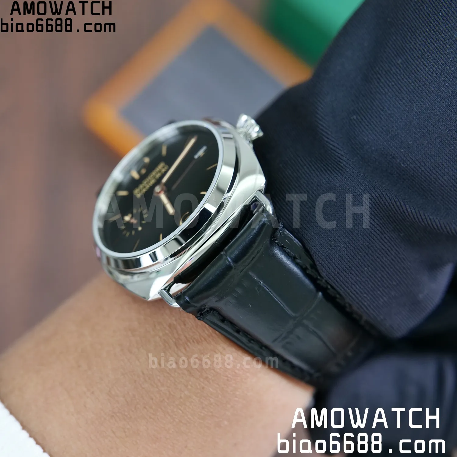 Panerai PAM01294 PAM1294 Y Radiomir TTF 1:1 Best Edition Black Dial on Black Leather Strap P900 92 605ff12944f971b AMO Watch