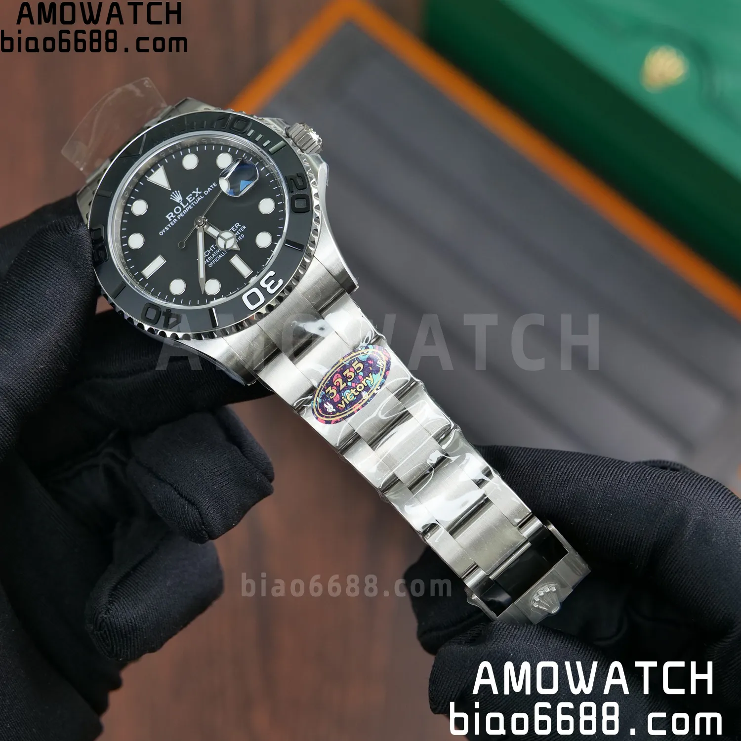 Rolex Yacht-Master 226627 Titanium VF 1:1 Best Edition Black Dial on Titanium Bracelet DD3235 82 62156da2530fff1 1 AMO Watch