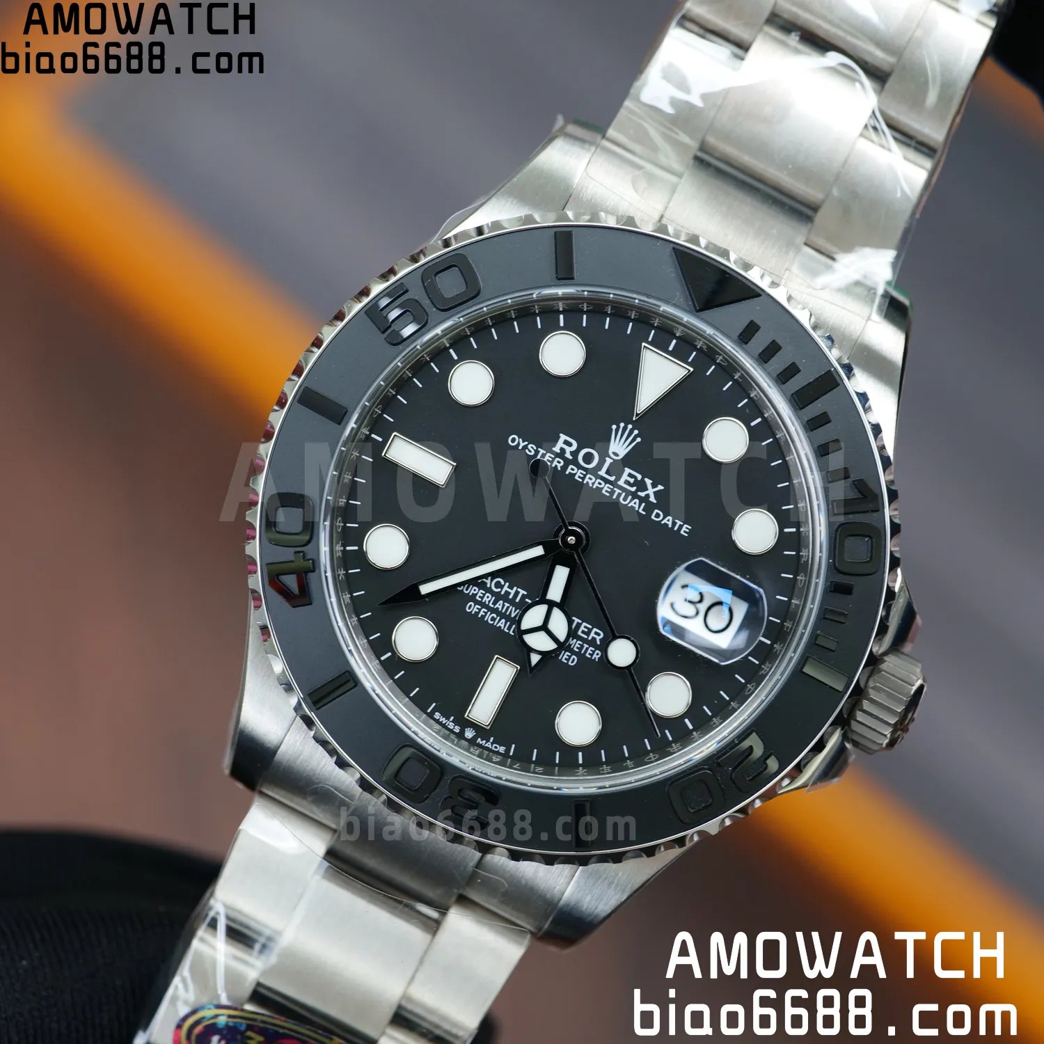 Rolex Yacht-Master 226627 Titanium VF 1:1 Best Edition Black Dial on Titanium Bracelet DD3235 94 636452a10d81f01 1 AMO Watch