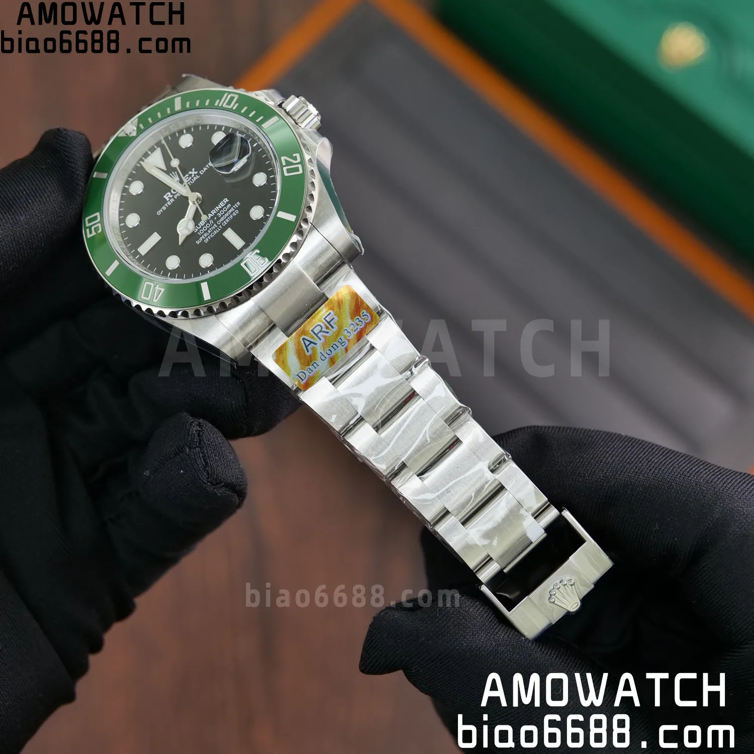 Rolex Submariner 41mm 126610 LV Kermit ARF 1:1 Best Edition 904L SS Case and Bracelet 95 637cf4e3ed4c7a2 AMO Watch