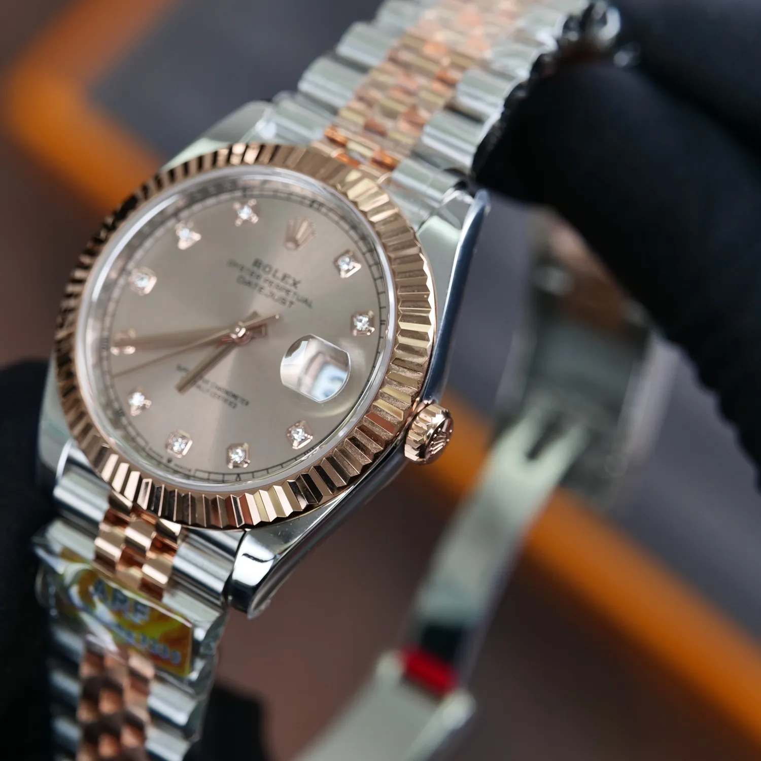 Rolex DateJust 126331 41mm RG ARF 1:1 Best Edition RG Diamonds Dial on Jubilee Bracelet DD3235 V3 (Weighted) 75 6a9afda55e61ac0 AMO Watch