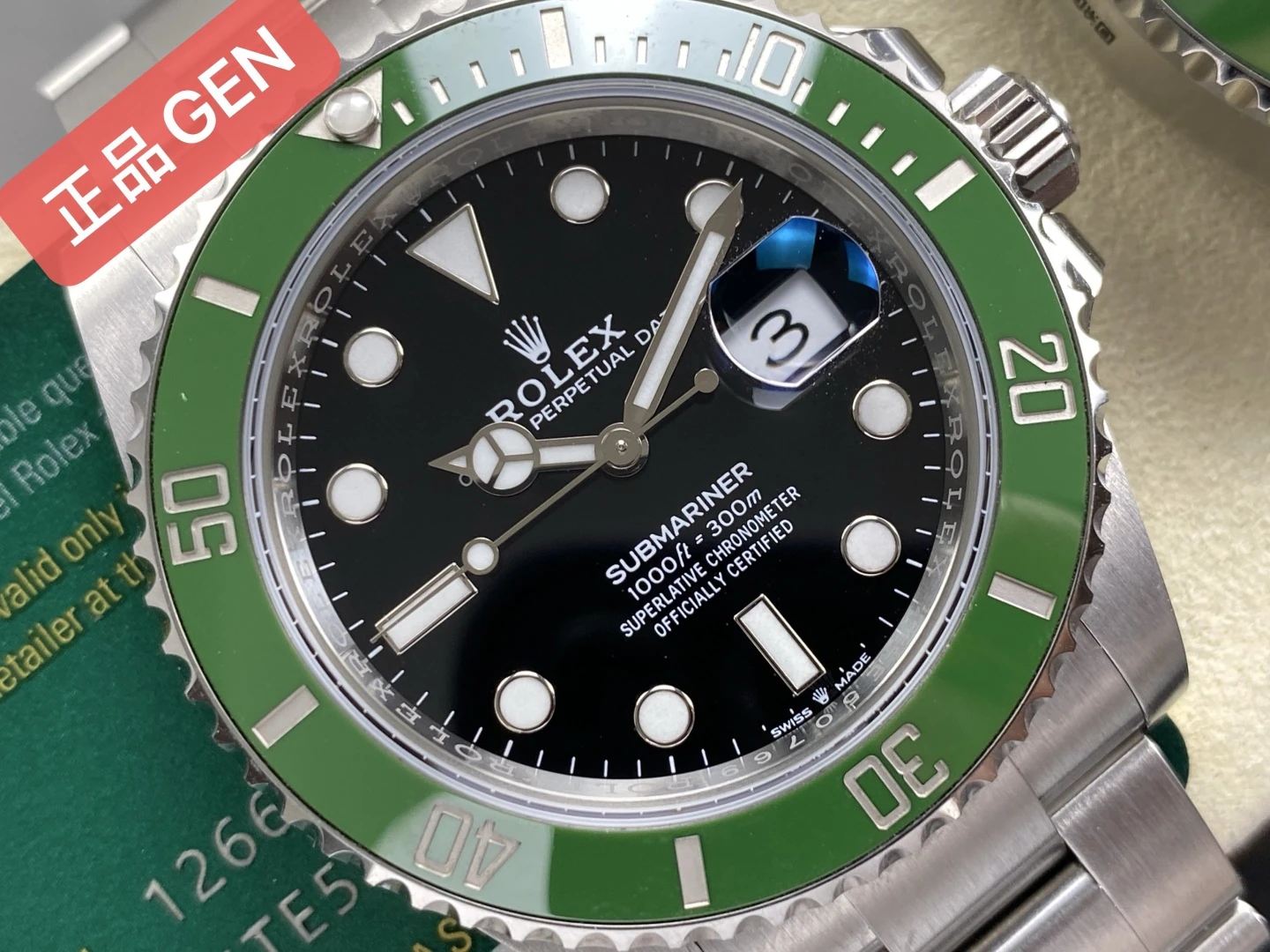 Rolex Submariner 41mm 126610 LV Kermit ARF 1:1 Best Edition 904L SS Case and Bracelet 70 701fe0a0a20b582 AMO Watch