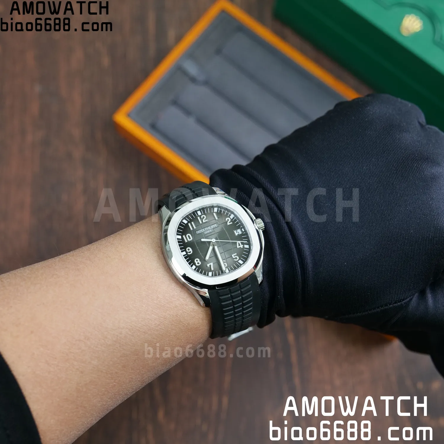 PP Aquanaut 5167 SS BBF 1:1 Best Edition Gray Dial on Black Rubber Strap DD324 Super Clone 91 7058427e18c1cc6 阿默表行AmoWatch