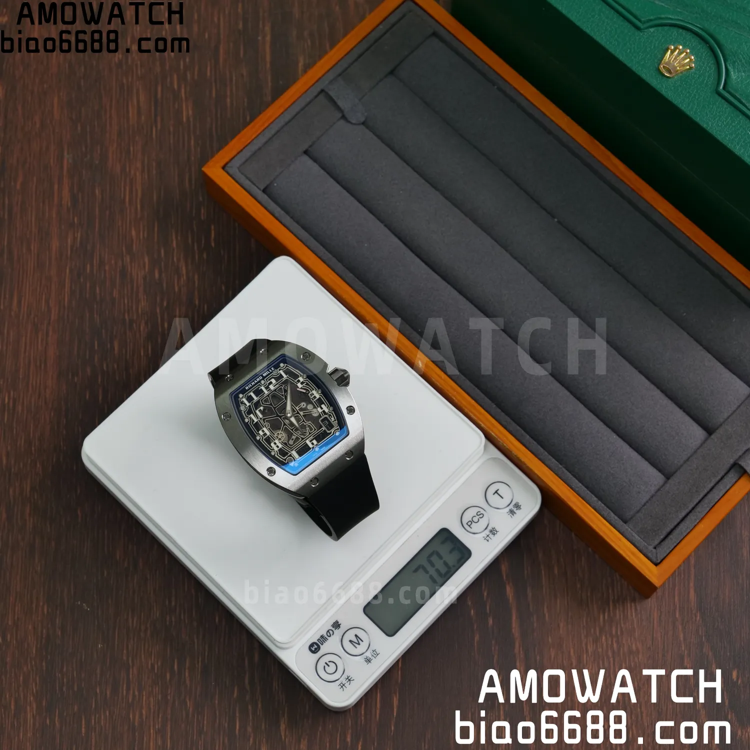 RICHARD MILLE RM67-01 V2 Best Edition Skeleton Dial on Black Rubber Strap CRMA6 V2 91 71ef7bcad34a9bb 阿默表行AmoWatch