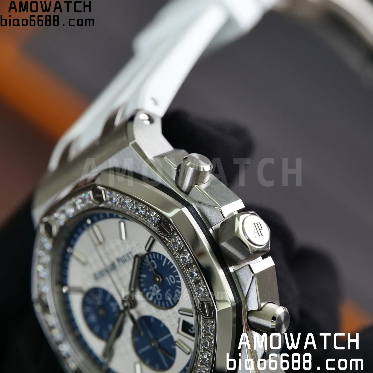 AP Royal Oak Chrono 26231 SS APSF 1:1 Best Edition White Dial on White Rubber Strap A2385 94 7346b3611e111f6 阿默表行AmoWatch