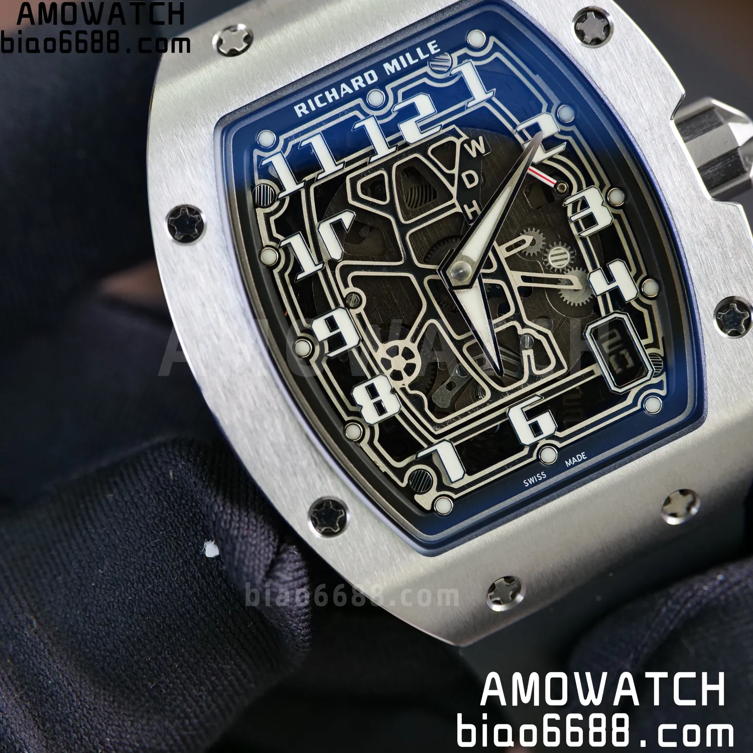 RICHARD MILLE RM67-01 V2 Best Edition Skeleton Dial on Black Rubber Strap CRMA6 V2 111 73bbd5cbecef3b2 阿默表行AmoWatch
