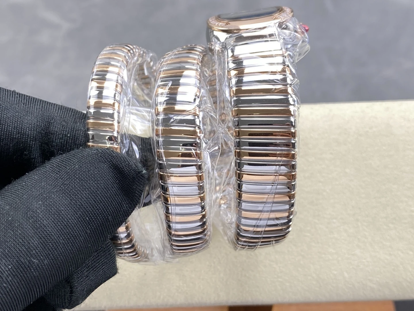 BVLGARI SERPENTI RG/SS 102791 BVF 1:1 Best Edition Green Dial ETA Quartz 26 74aa177fe1ee87f AMO Watch