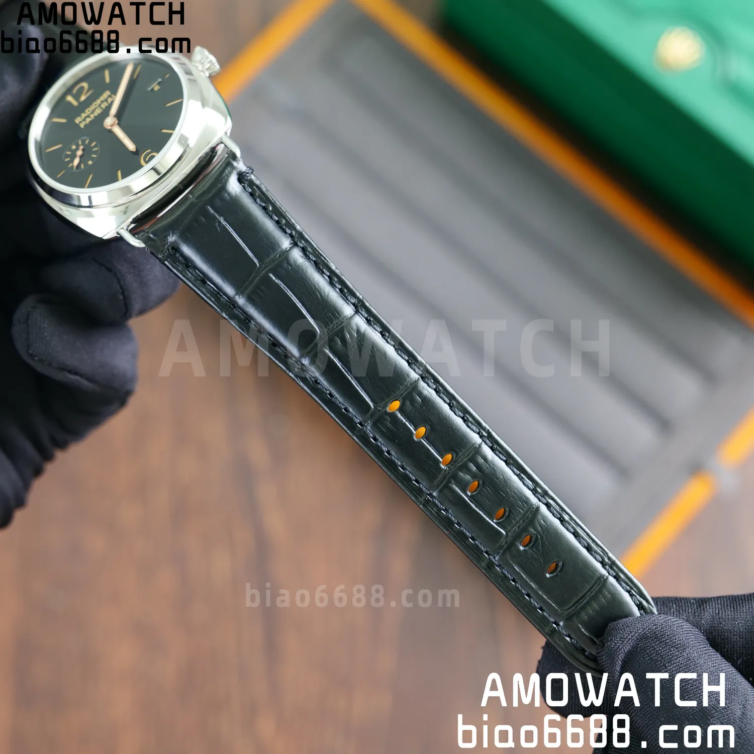 Panerai PAM01294 PAM1294 Y Radiomir TTF 1:1 Best Edition Black Dial on Black Leather Strap P900 69 75860e0c095c227 AMO Watch