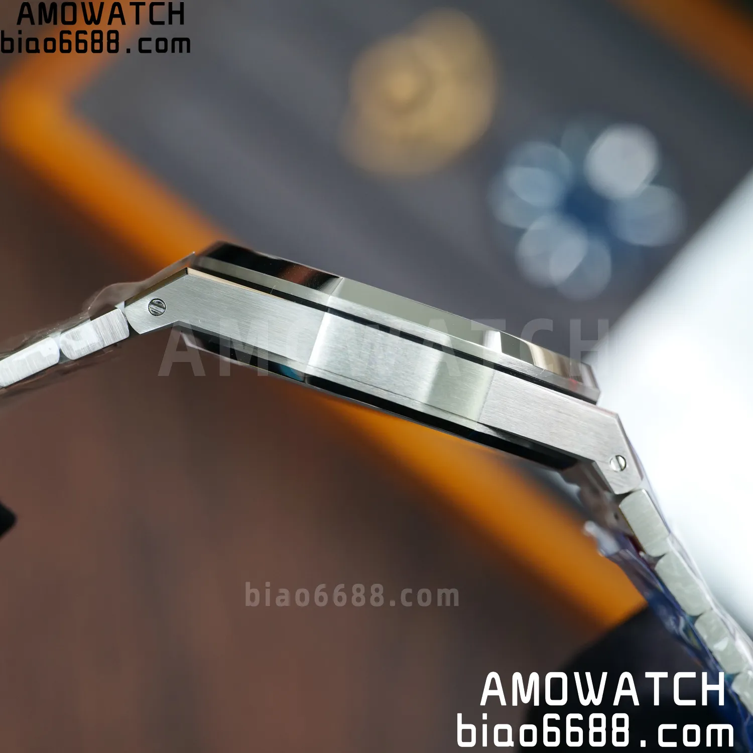 Custom Made AP Royal Oak 15510 SS TOP Factory (SW Factory Blue Dial、 DEEP Crystal、18K solid rotor、Gold-plated screws) 79 7a73f5deafa8680 阿默表行AmoWatch