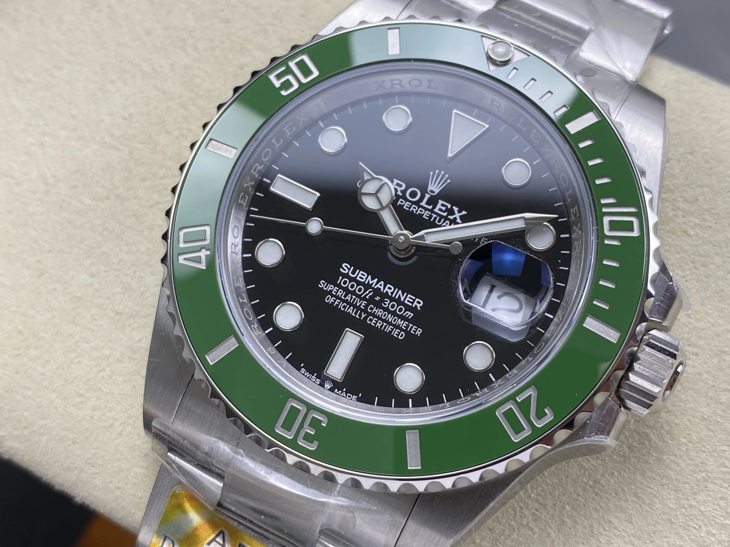 Rolex Submariner 41mm 126610 LV Kermit ARF 1:1 Best Edition 904L SS Case and Bracelet 60 7b1ccb1291d4fdc AMO Watch