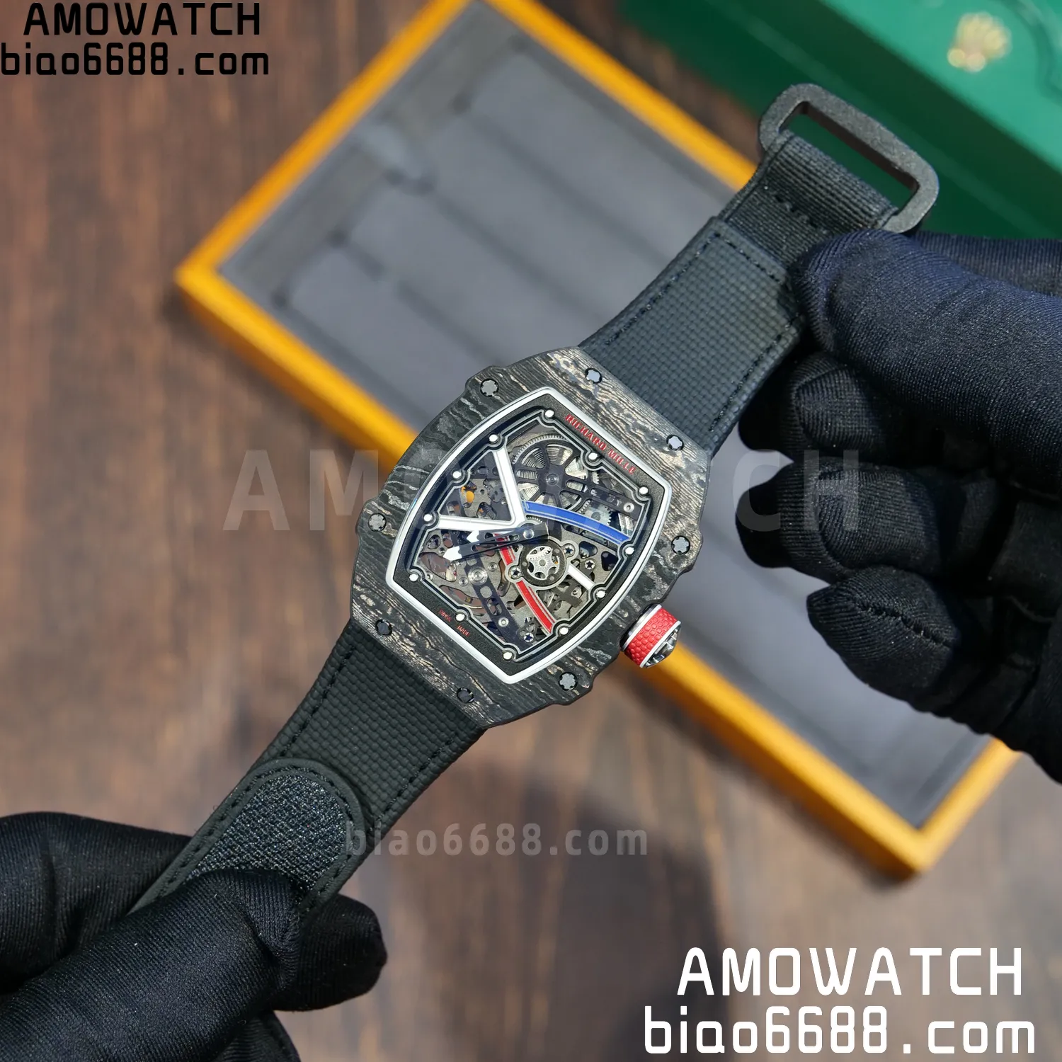 RICHARD MILLE RM67-02 Black NTPT Best Edition France Dial on Black Nylon strap CRMA7 Clone V9 73 7b911df6b621d07 阿默表行AmoWatch