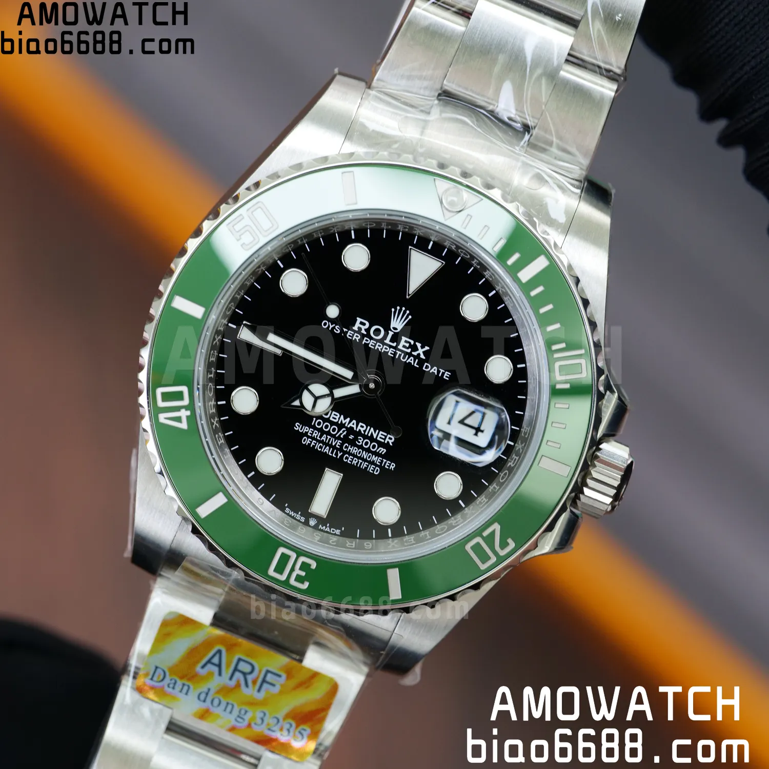Rolex Submariner 41mm 126610 LV Kermit ARF 1:1 Best Edition 904L SS Case and Bracelet 107 7c89cda3982888c AMO Watch