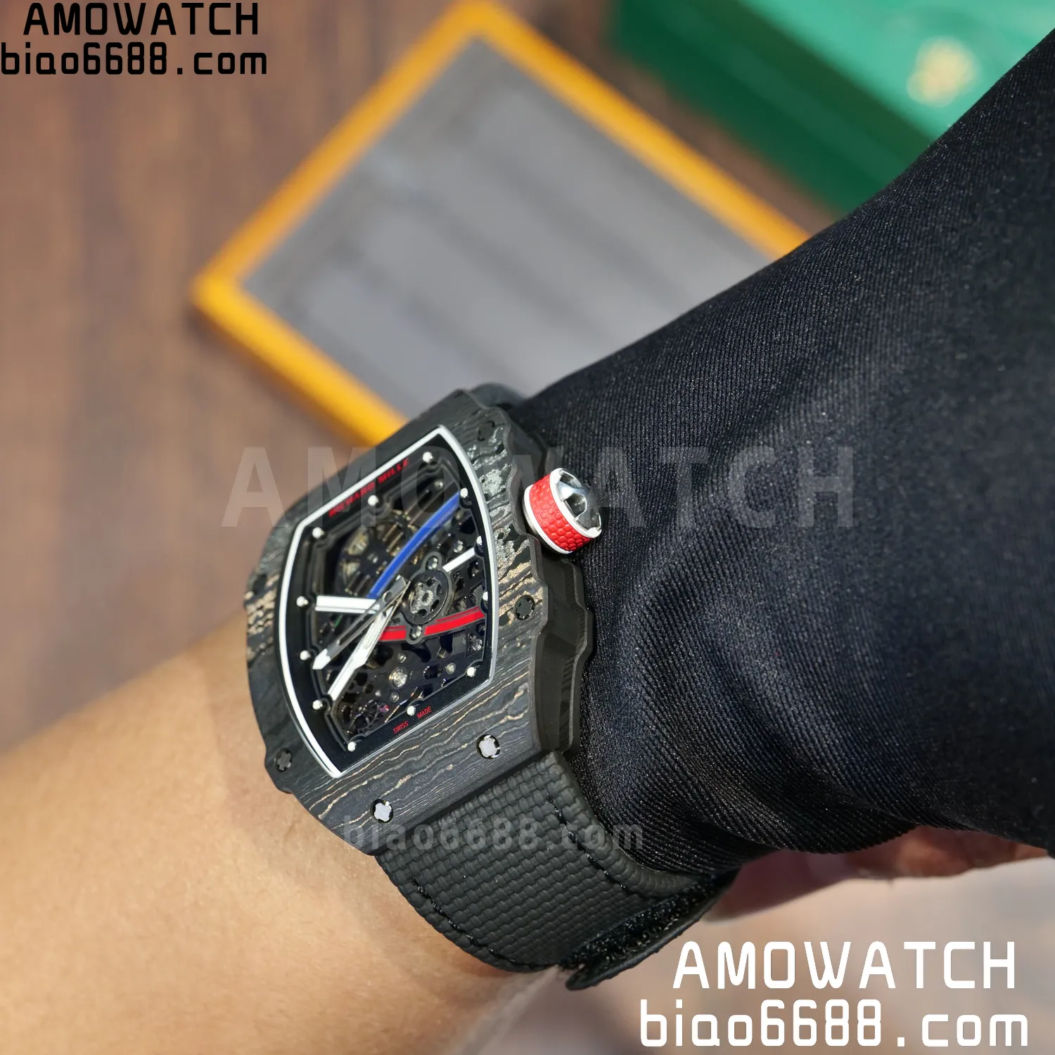 RICHARD MILLE RM67-02 Black NTPT Best Edition France Dial on Black Nylon strap CRMA7 Clone V9 102 7f0e4c89935bf0a 阿默表行AmoWatch