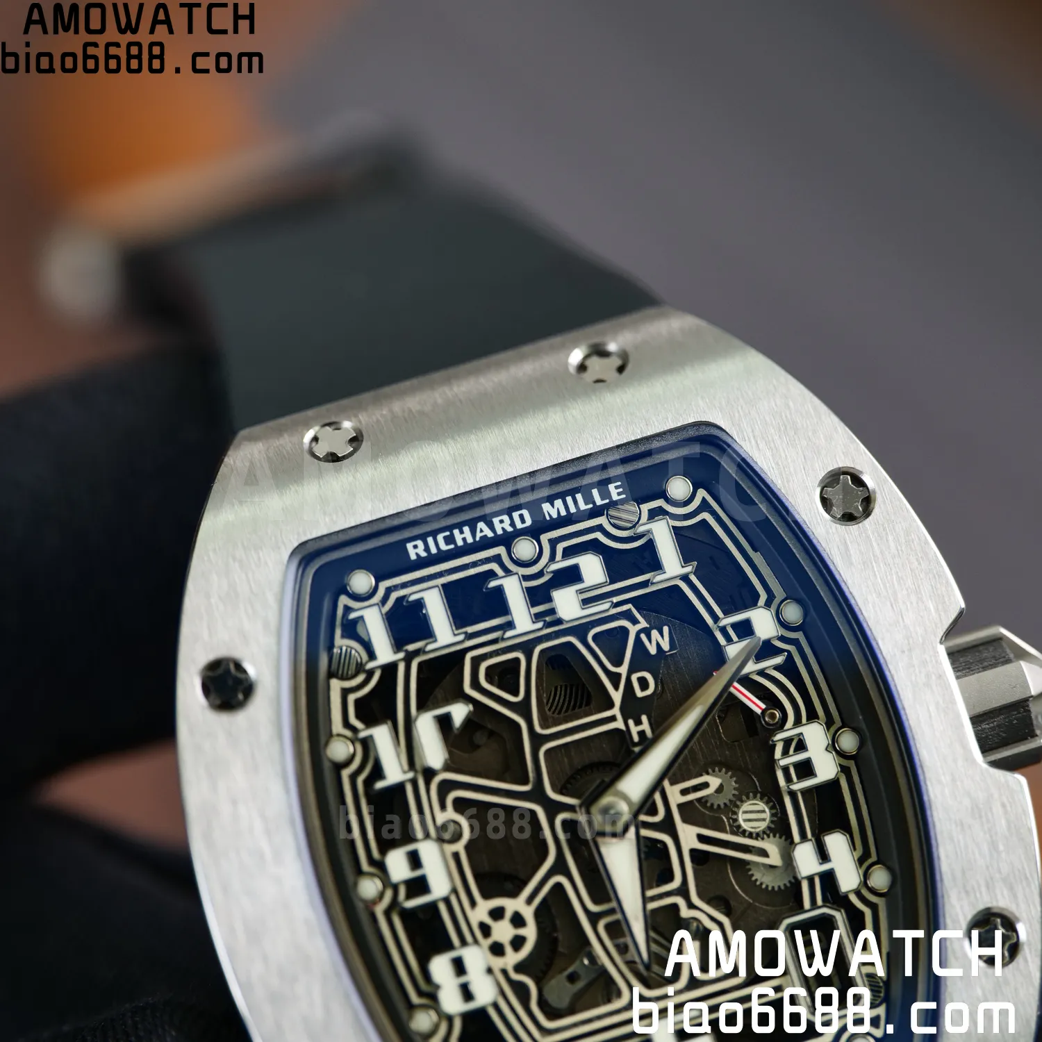 RICHARD MILLE RM67-01 V2 Best Edition Skeleton Dial on Black Rubber Strap CRMA6 V2 112 88fa20e716ee4eb 阿默表行AmoWatch
