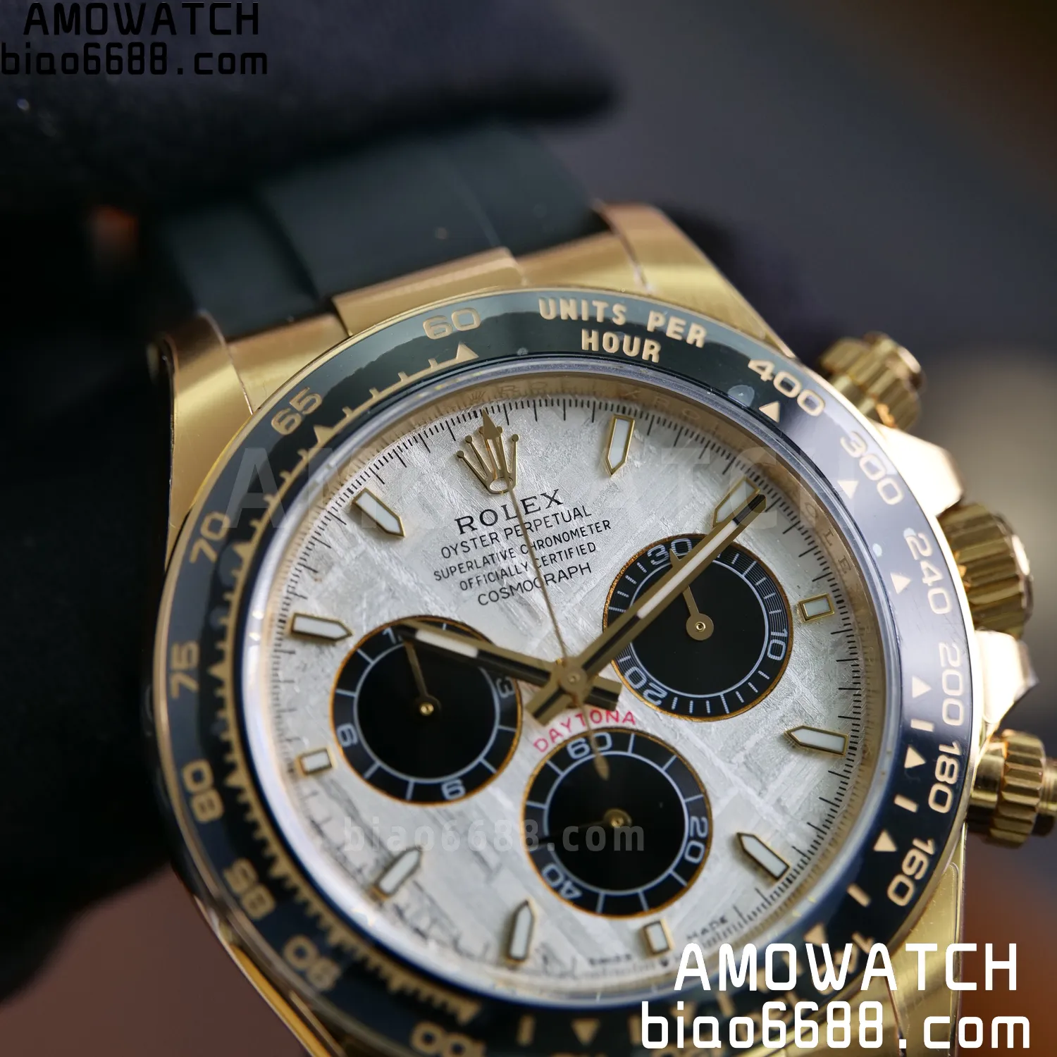 Custom Made Rolex Daytona 126515 YG Gold Meteorite Dial (Weighted) 135g 73 89fe6a00d7a6ac5 阿默表行AmoWatch