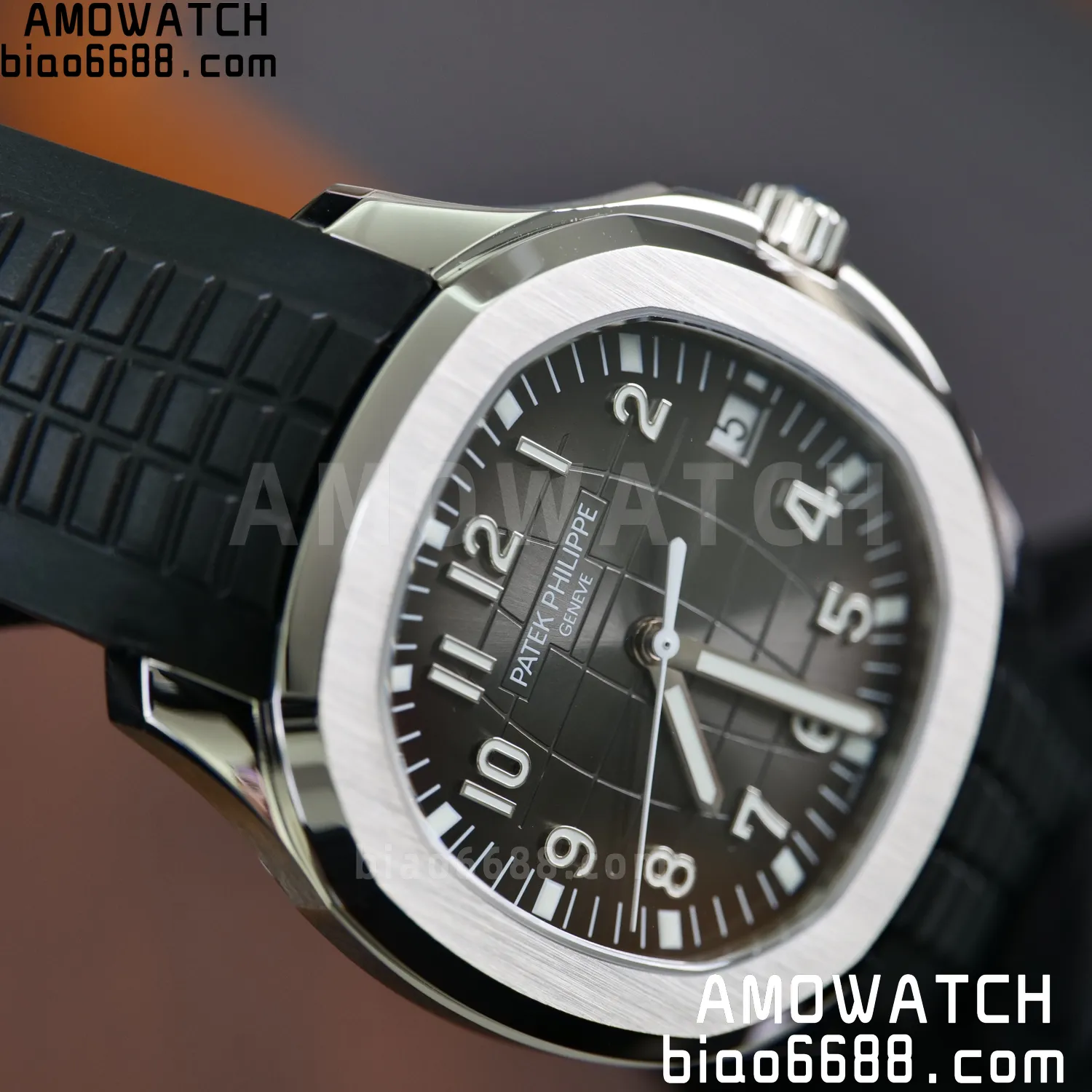 PP Aquanaut 5167 SS BBF 1:1 Best Edition Gray Dial on Black Rubber Strap DD324 Super Clone 81 8b29c01273f3228 阿默表行AmoWatch