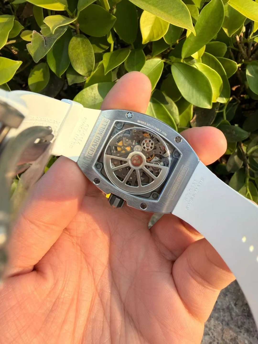 RICHARD MILLE RM67-01 V2 Best Edition Skeleton Dial on White Rubber Strap CRMA6 V2 32 8c0d0a1a0f0dfbc 1 阿默表行AmoWatch
