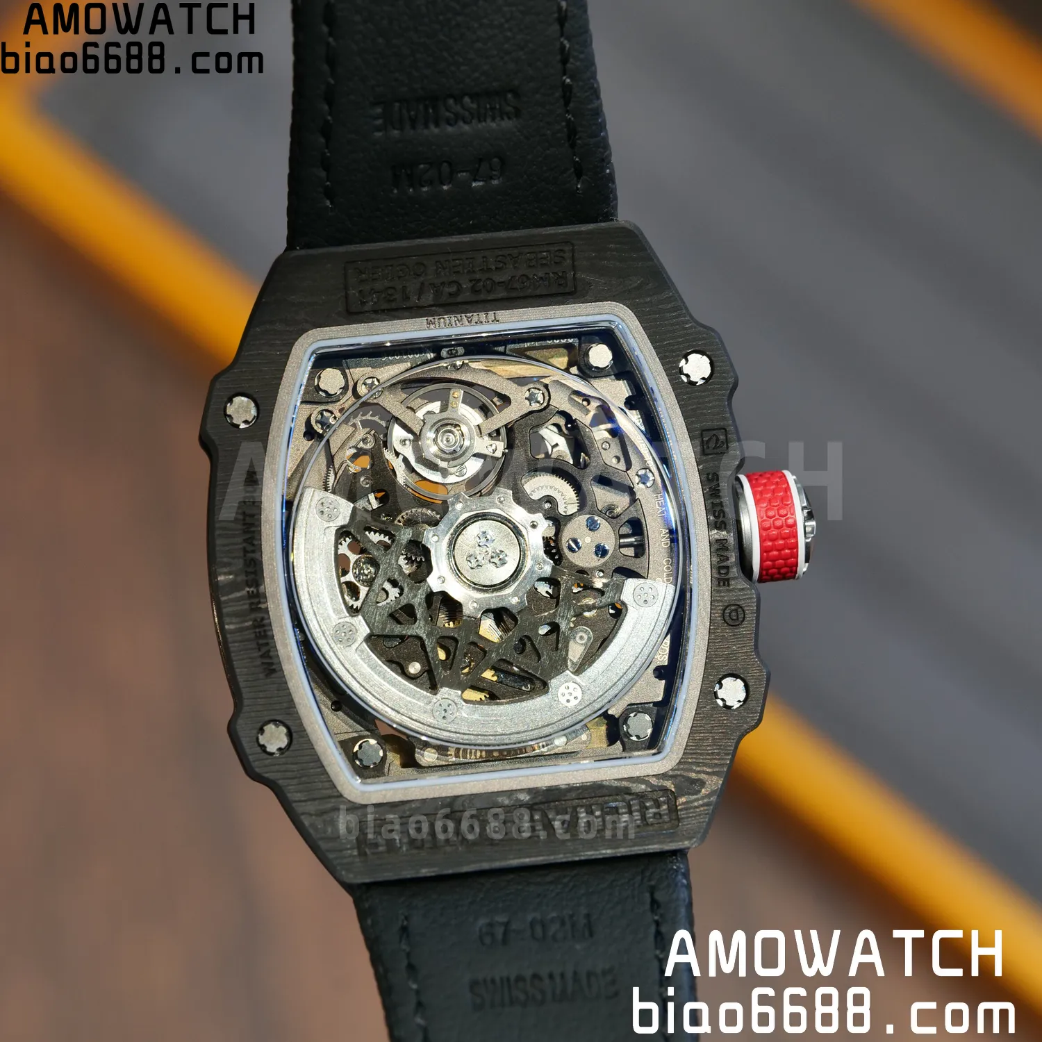 RICHARD MILLE RM67-02 Black NTPT Best Edition France Dial on Black Nylon strap CRMA7 Clone V9 94 8d04e947e8c6185 阿默表行AmoWatch