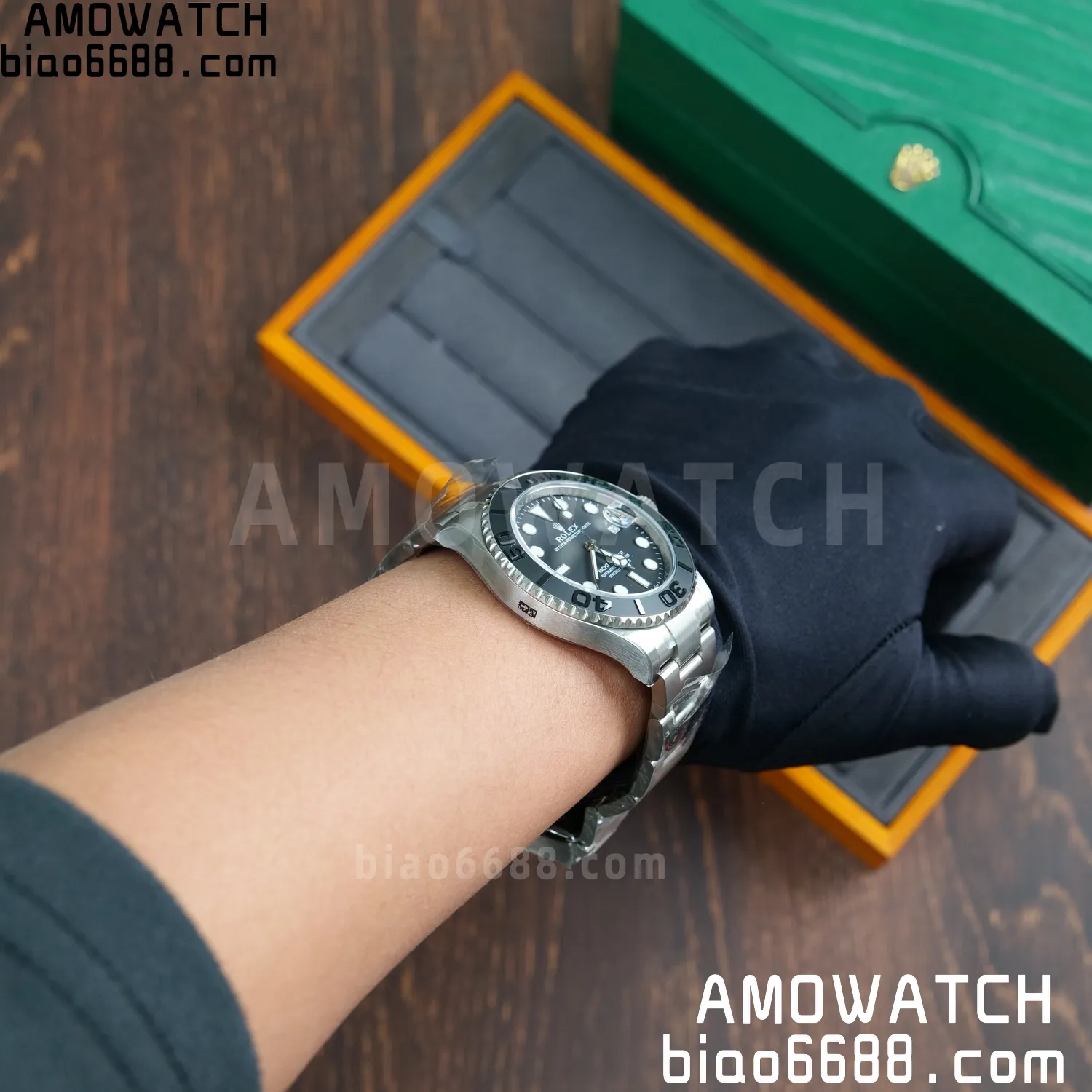 Rolex Yacht-Master 226627 Titanium VF 1:1 Best Edition Black Dial on Titanium Bracelet DD3235 107 90609658e8c3ba9 1 AMO Watch