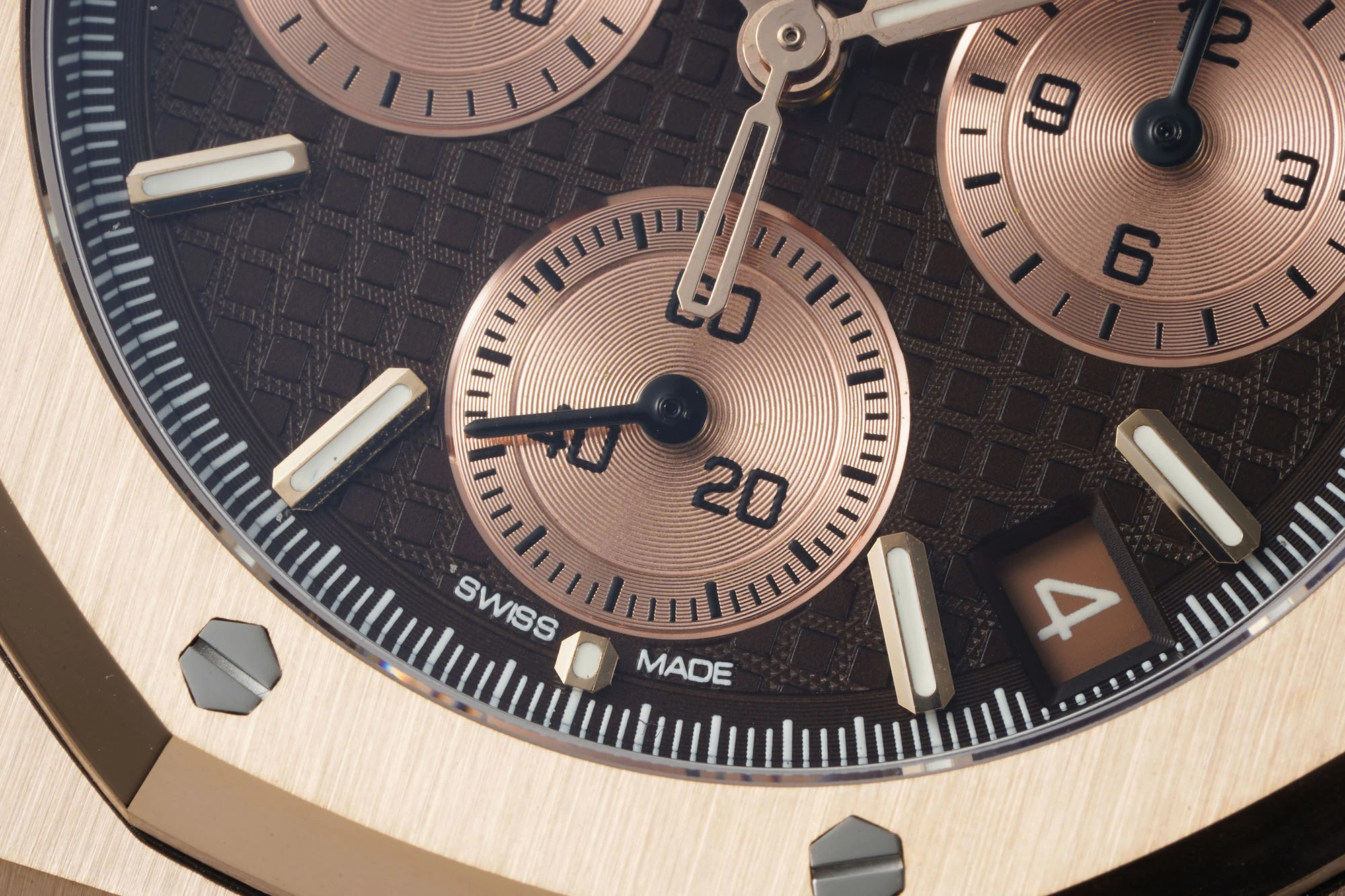 AP Royal Oak Chrono 26240 RG DDF 1:1 Best Edition Blue/RG Dial on Brown Leather Strap DD4401 Super Clone Weight (SW Dial) 22 911aa5a9912064d AMO Watch