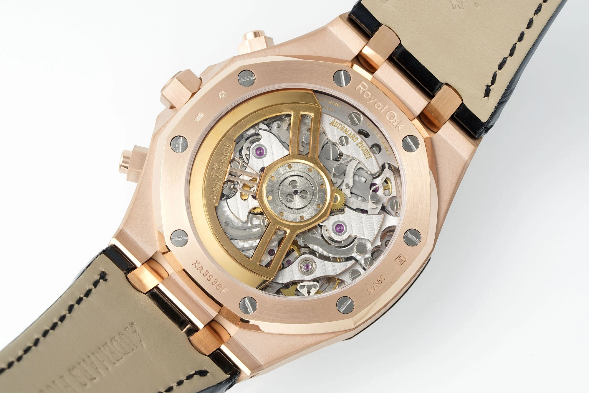 AP Royal Oak Chrono 26240 RG DDF 1:1 Best Edition Blue/RG Dial on Brown Leather Strap DD4401 Super Clone Weight (SW Dial) 26 9737ca746f93d78 AMO Watch