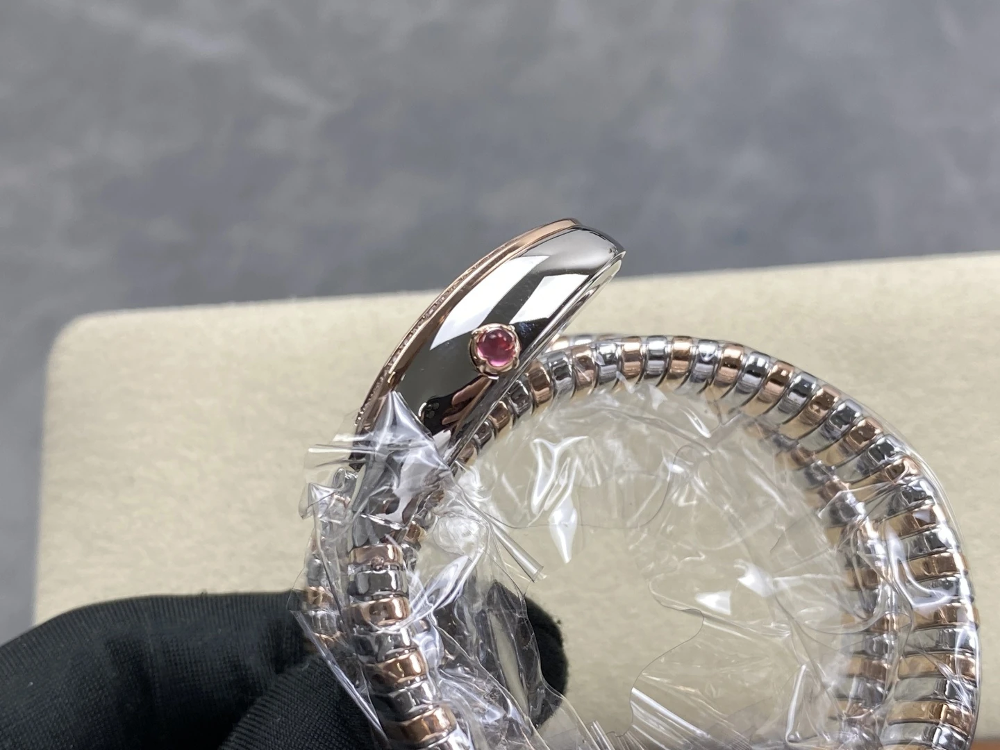 BVLGARI SERPENTI RG/SS 102791 BVF 1:1 Best Edition Green Dial ETA Quartz 30 975fa2c8305c44f AMO Watch