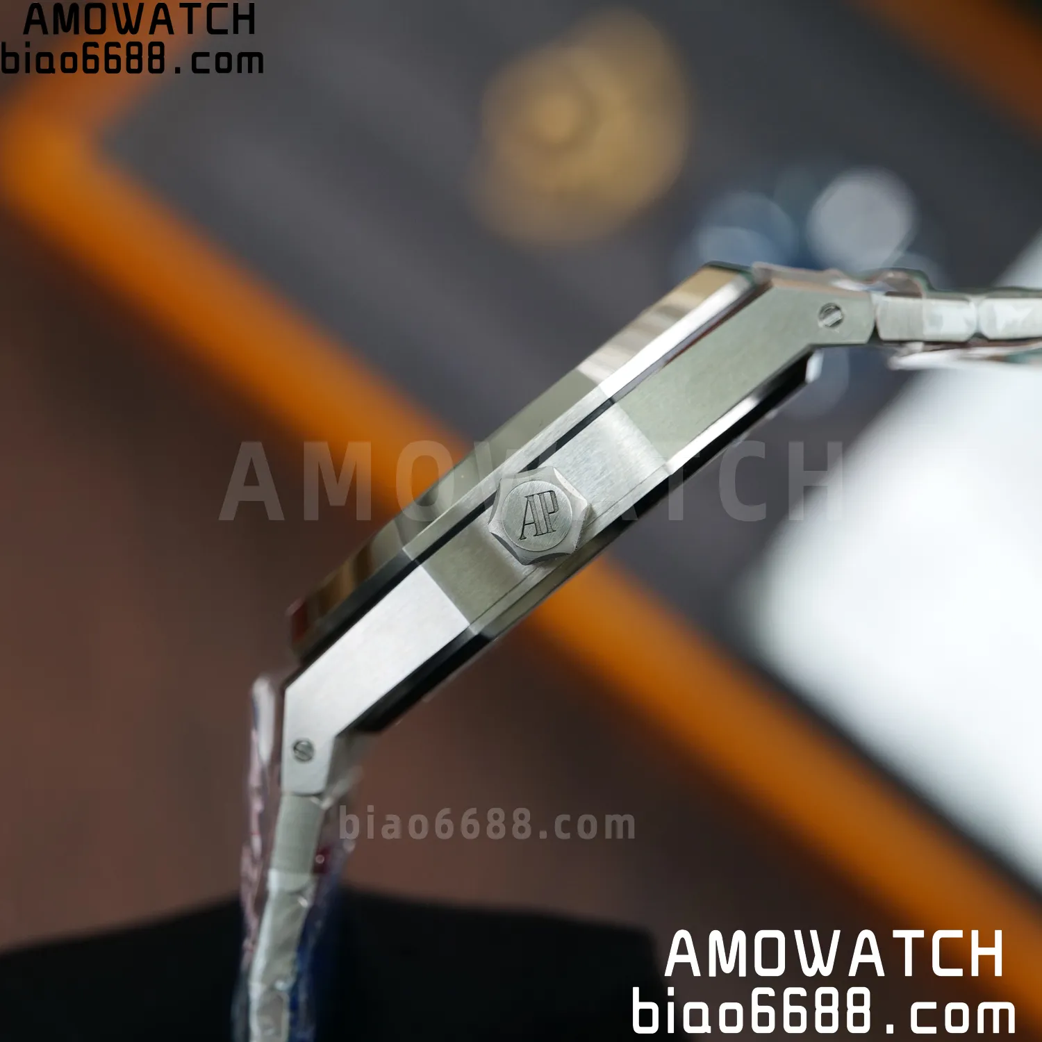 Custom Made AP Royal Oak 15510 SS TOP Factory (SW Factory Blue Dial、 DEEP Crystal、18K solid rotor、Gold-plated screws) 81 997e3510f402a0b 阿默表行AmoWatch
