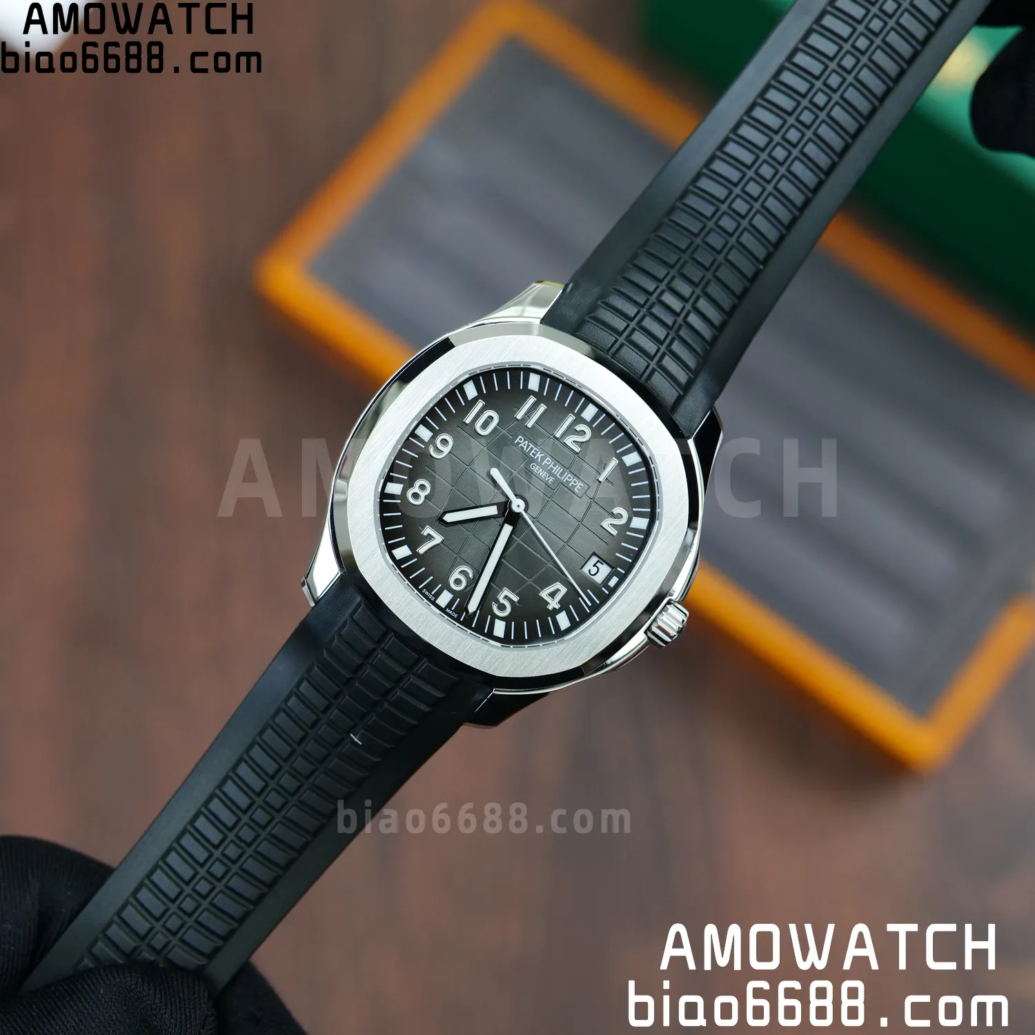 PP Aquanaut 5167 SS BBF 1:1 Best Edition Gray Dial on Black Rubber Strap DD324 Super Clone 70 9f3fbdd7b0317e5 阿默表行AmoWatch