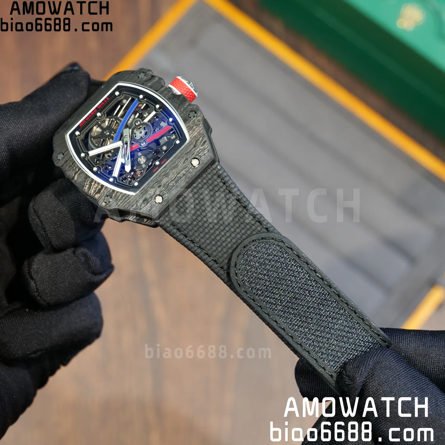 RICHARD MILLE RM67-02 Black NTPT Best Edition France Dial on Black Nylon strap CRMA7 Clone V9 75 a19999a8523bd21 阿默表行AmoWatch