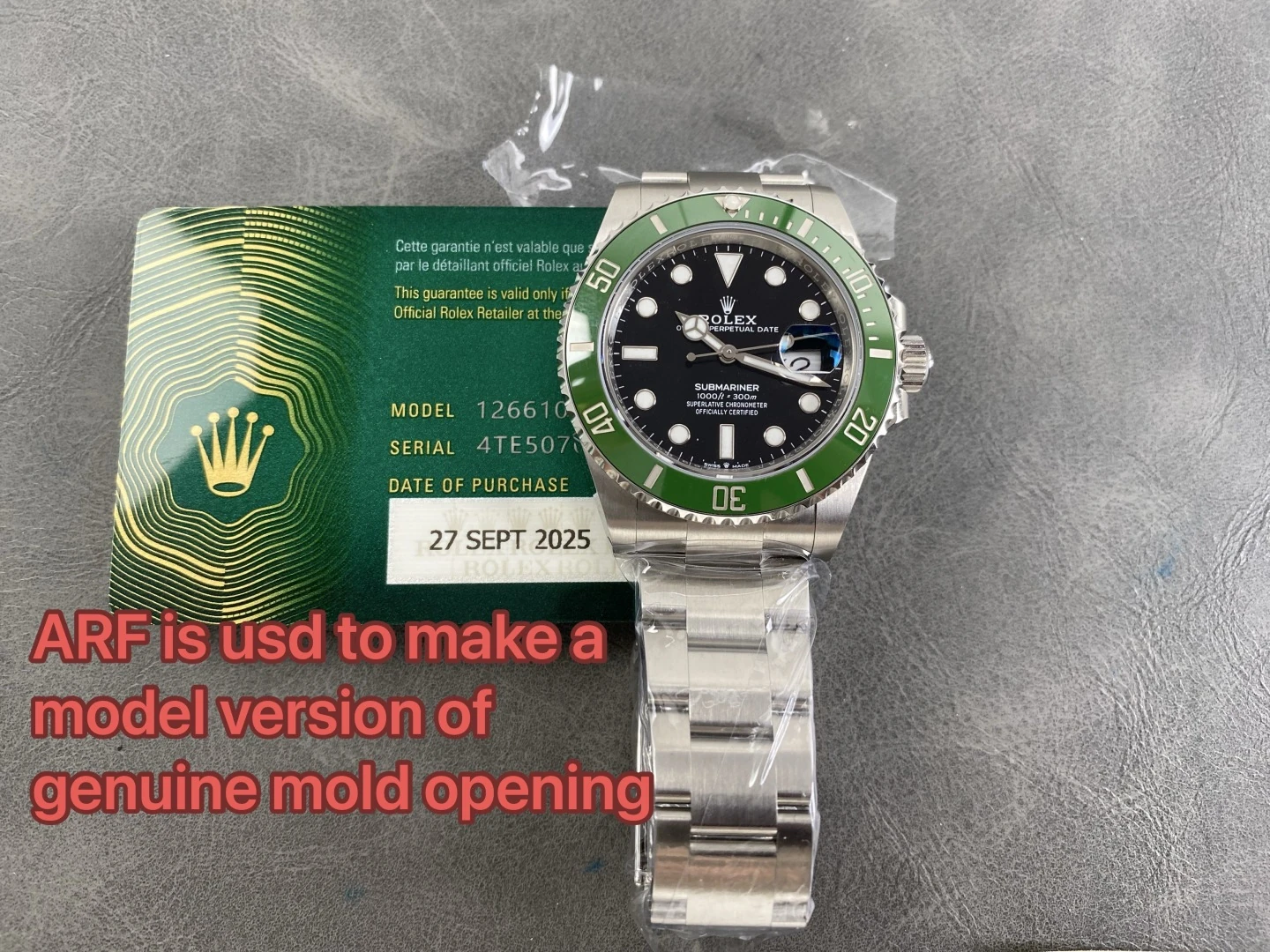 Rolex Submariner 41mm 126610 LV Kermit ARF 1:1 Best Edition 904L SS Case and Bracelet 69 a30d43c9cb4000b AMO Watch
