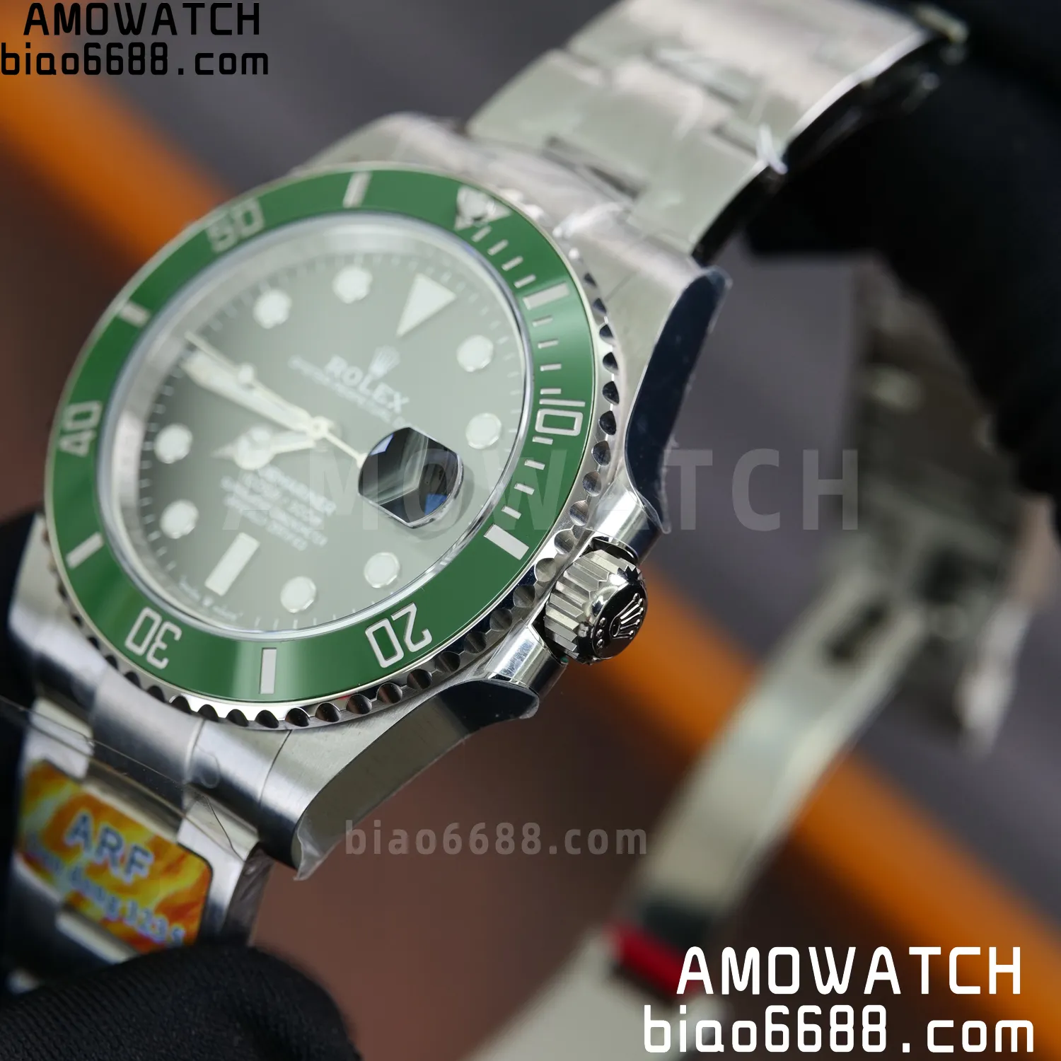 Rolex Submariner 41mm 126610 LV Kermit ARF 1:1 Best Edition 904L SS Case and Bracelet 100 a56ab8c3b17fa43 AMO Watch
