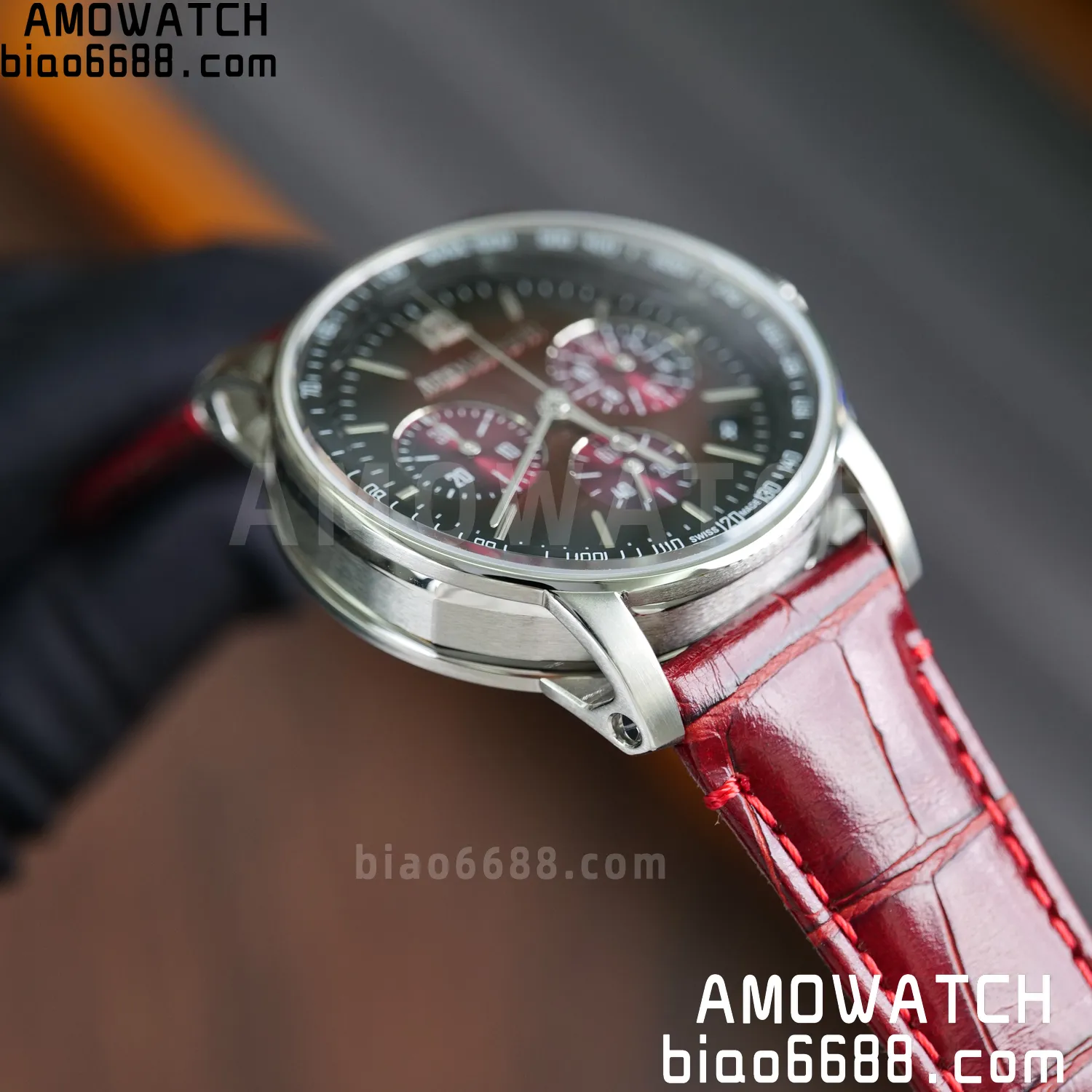AP Code 11.59 Chrono 26393 SS APSF 1:1 Best Edition Red Ombre Dial On Red Strap Super Clone SA4401 65 aa1513b18e54ea7 AMO Watch