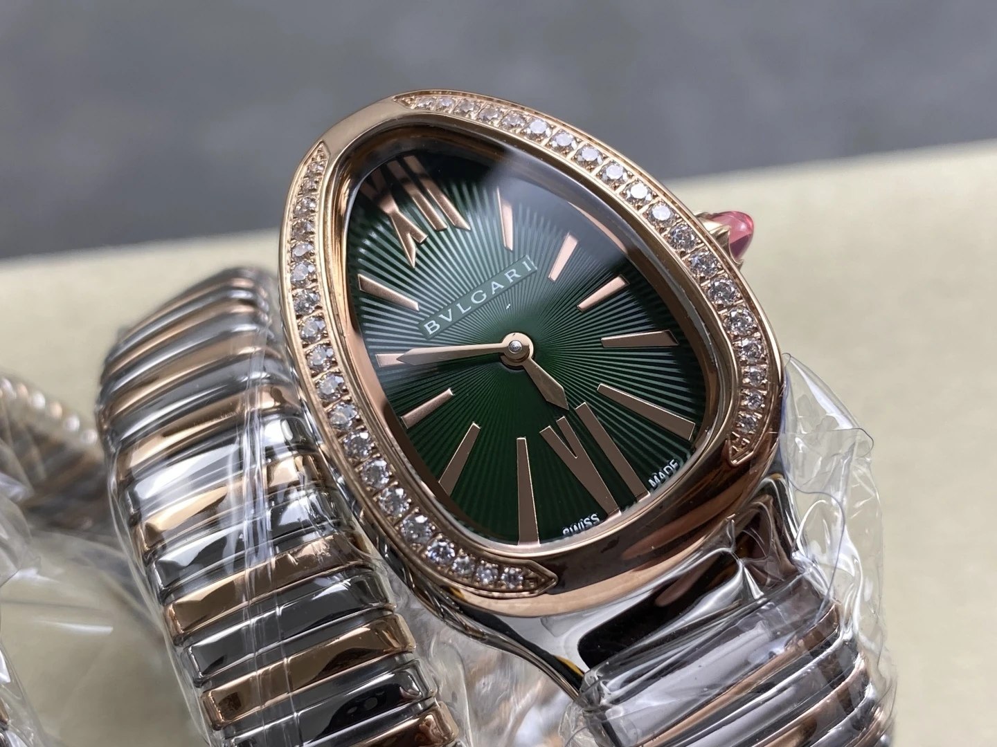 BVLGARI SERPENTI RG/SS 102791 BVF 1:1 Best Edition Green Dial ETA Quartz 23 ab2d35f1779ae3e AMO Watch