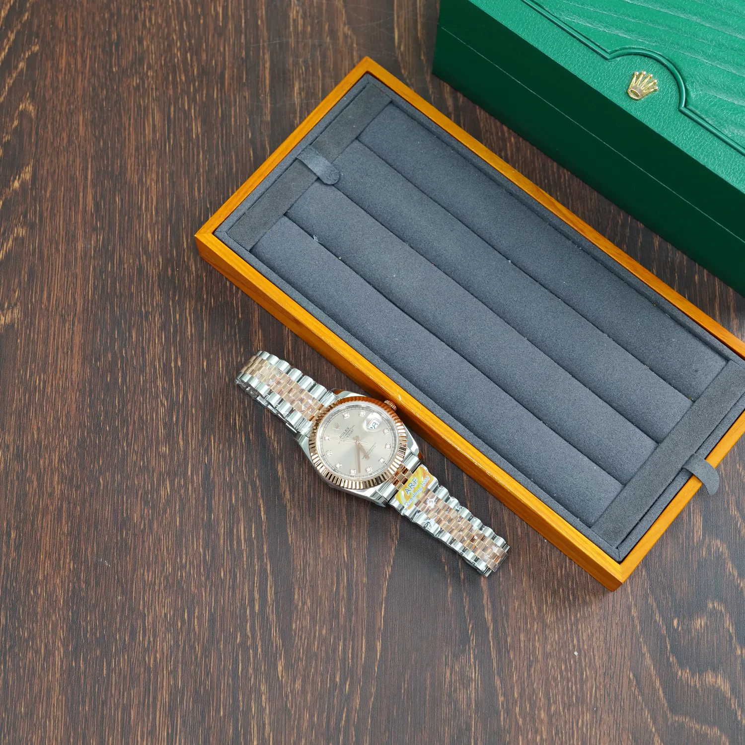 Rolex DateJust 126331 41mm RG ARF 1:1 Best Edition RG Diamonds Dial on Jubilee Bracelet DD3235 V3 (Weighted) 64 ae093a19f96eeb5 AMO Watch