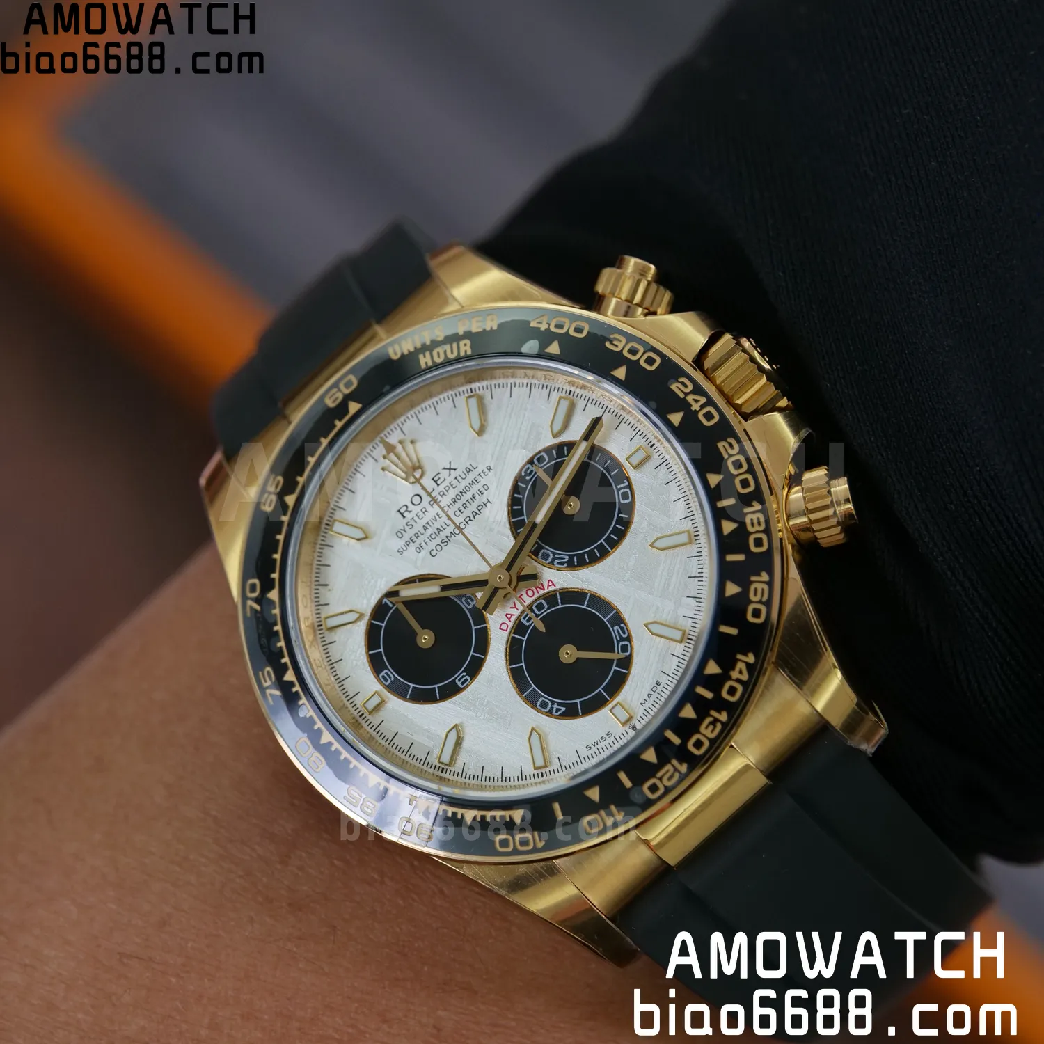 Custom Made Rolex Daytona 126515 YG Gold Meteorite Dial (Weighted) 135g 81 b635c4bada082e2 阿默表行AmoWatch